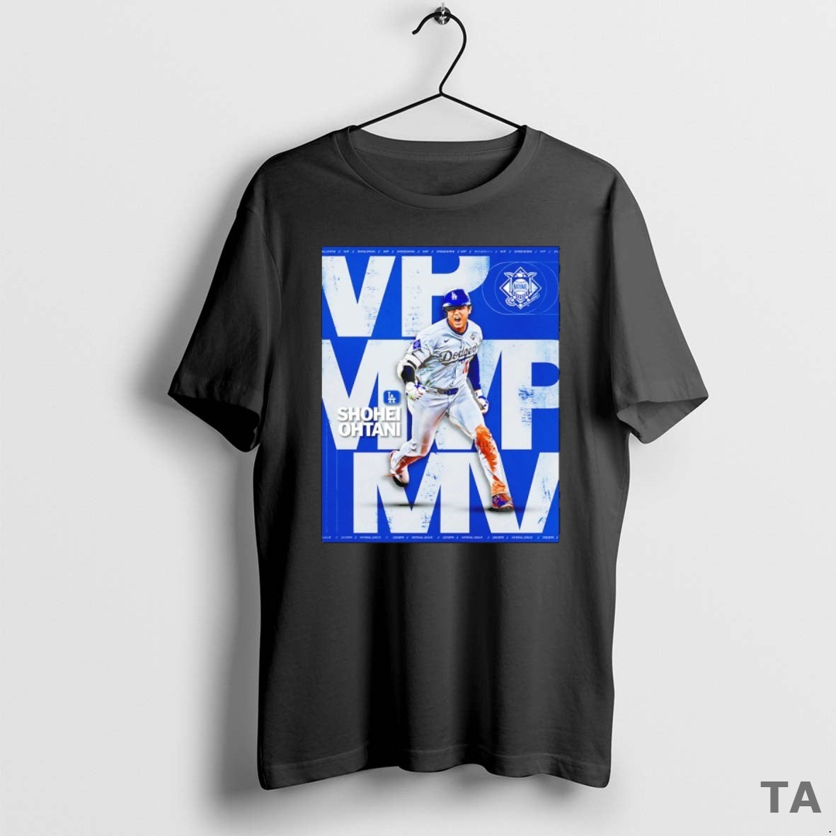 Top Mvp Shohei Ohtani 4x National League Los Angeles - Adult & Kids T-Shirts, Sweatshirts & Hoodies apparel design preview 1