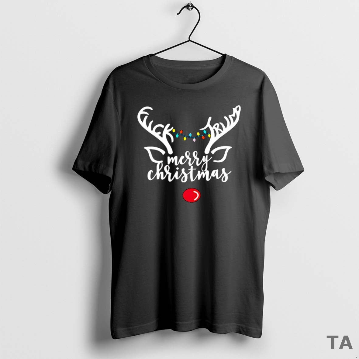 Top Merry Christmas Fuck Trump Xmas Sweater - Adult & Kids T-Shirts, Sweatshirts & Hoodies apparel design preview 1