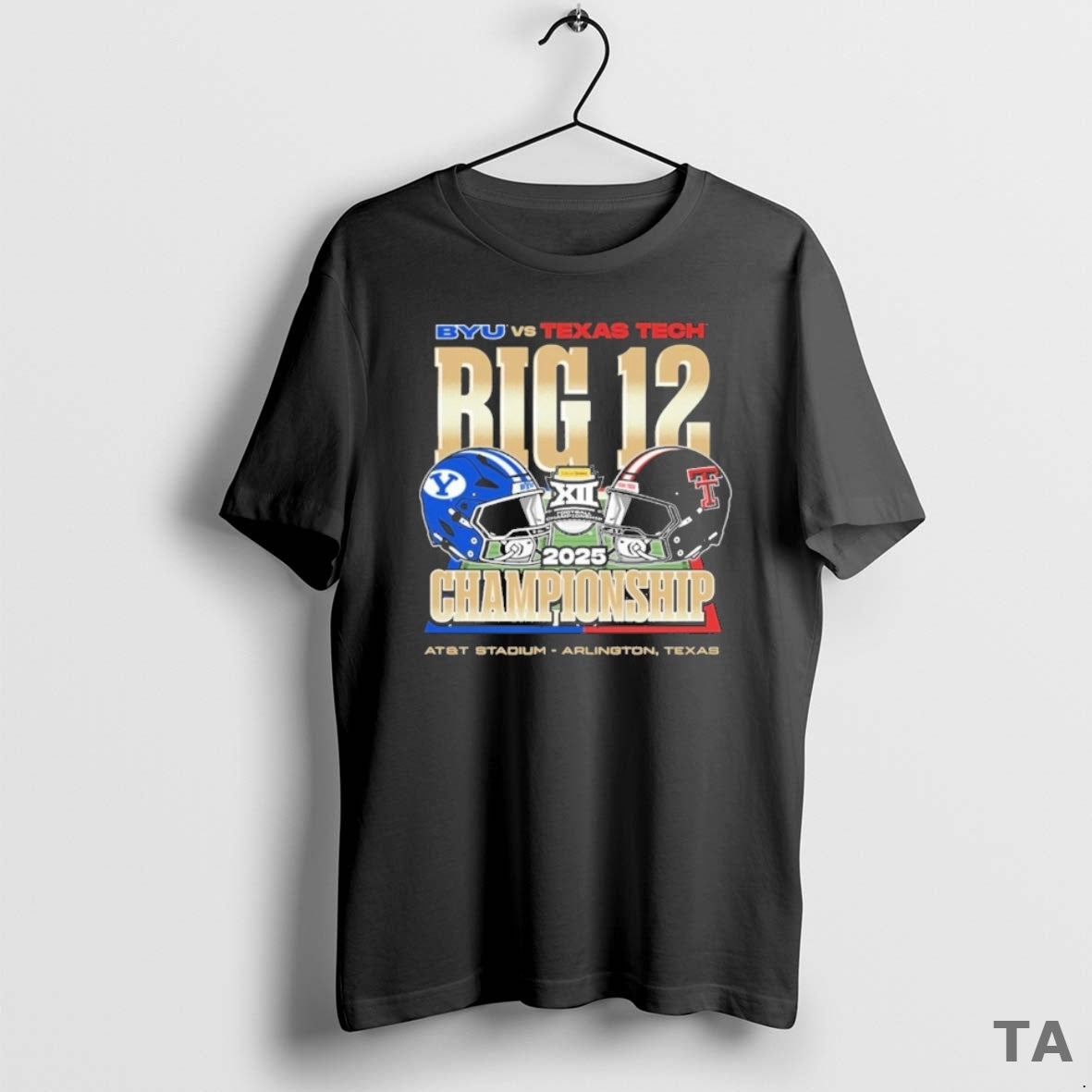 Top Ncaa 2025 Big 12 Football Championship Byu - Adult & Kids T-Shirts, Sweatshirts & Hoodies apparel design preview 1