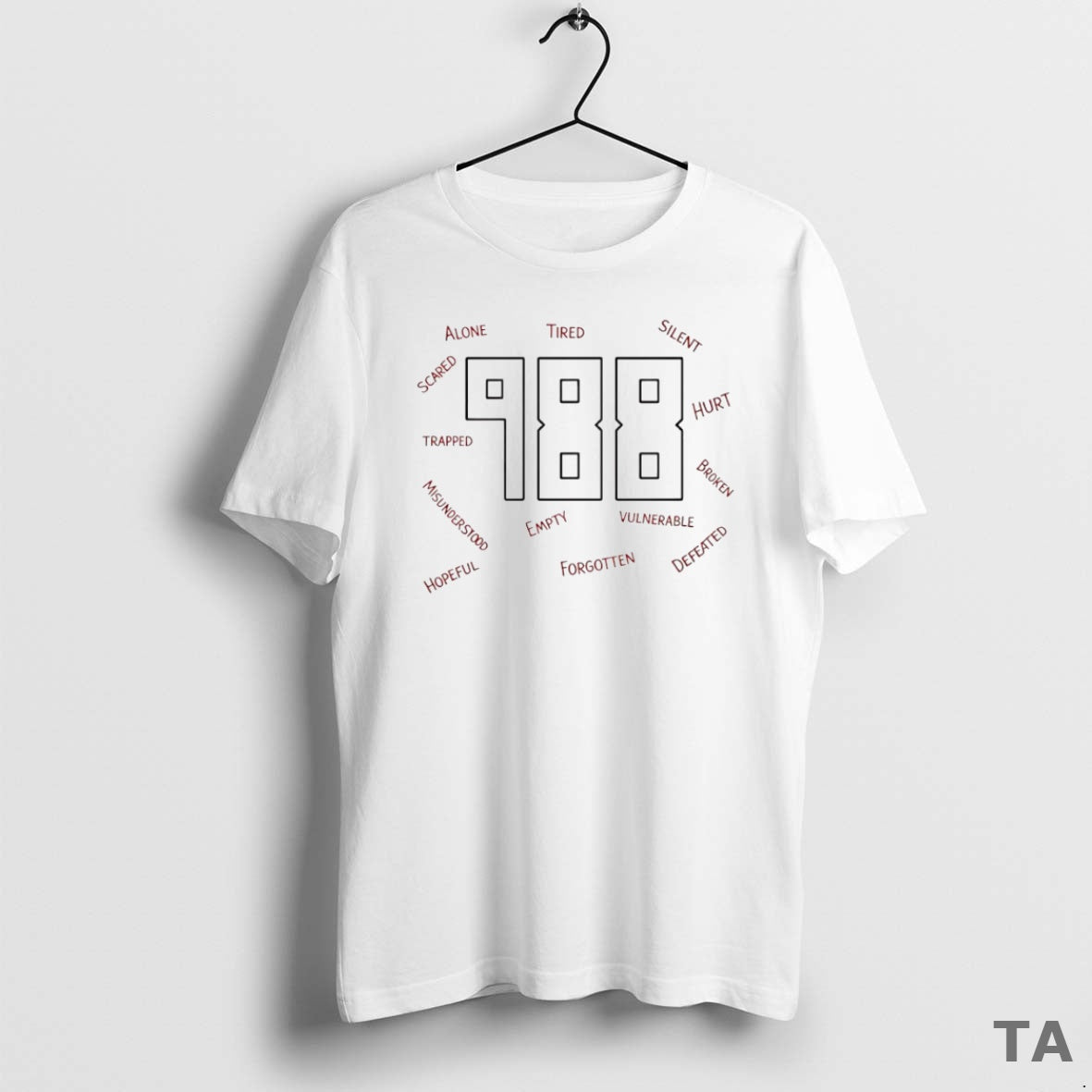 Top Patriots Mack Hollins 988 You Are Worth It Circle - Adult & Kids T-Shirts, Sweatshirts & Hoodies apparel design preview 1