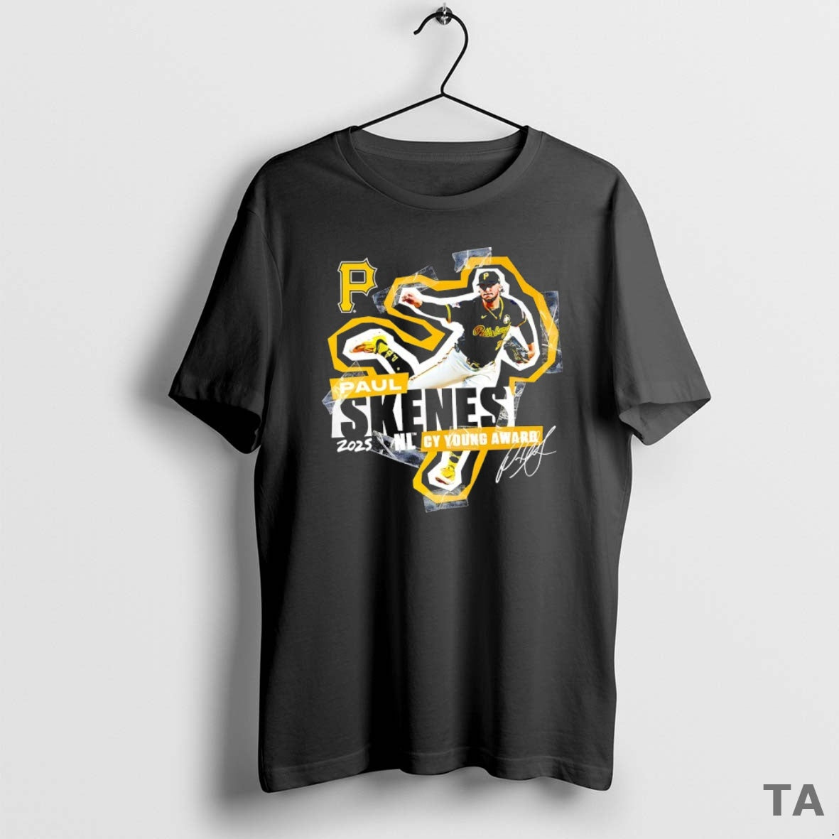 Top Paul Skenes Pittsburgh Pirates 2025 National - Adult & Kids T-Shirts, Sweatshirts & Hoodies apparel design preview 1