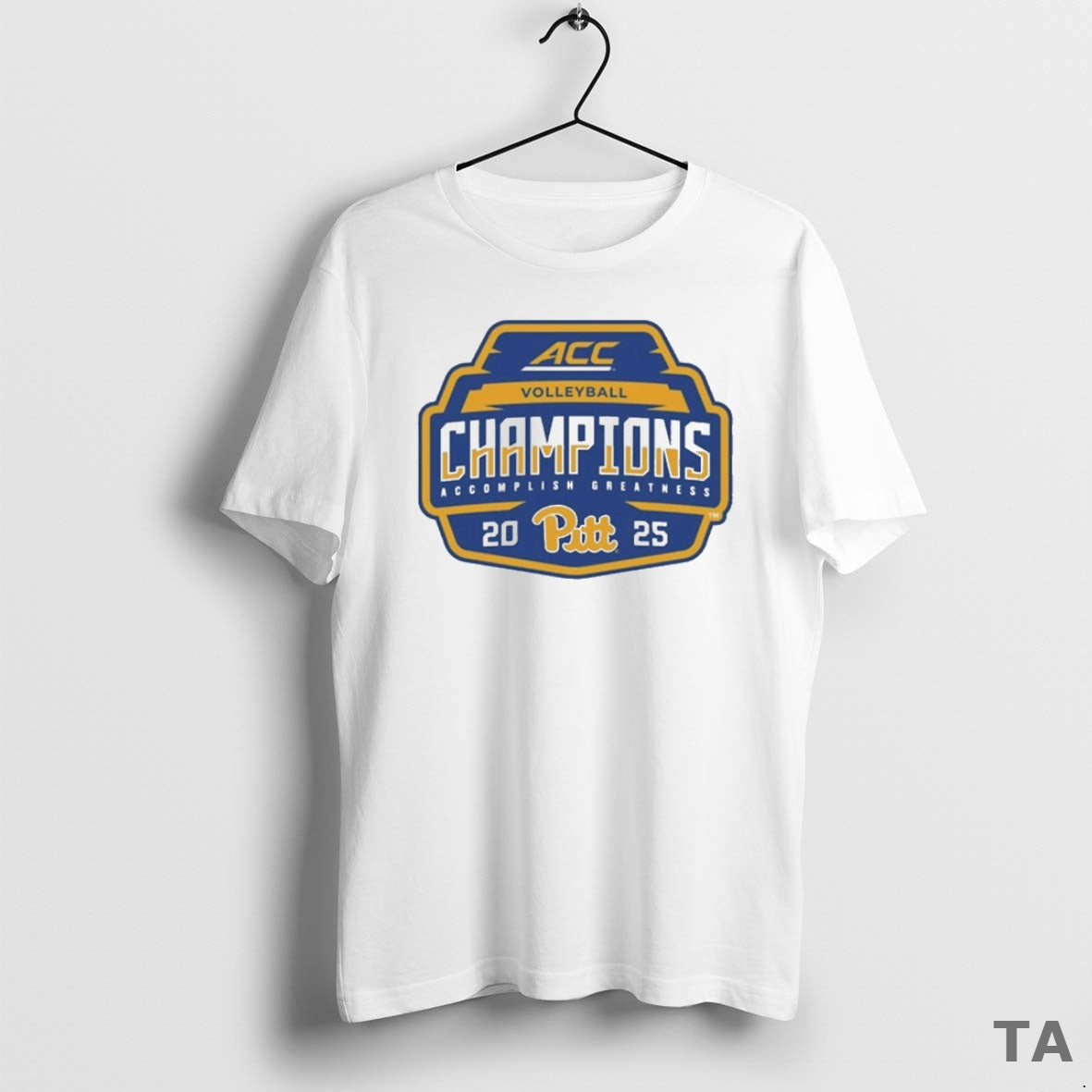 Top Pitt Panthers 2025 Acc Volleyball Champions - Adult & Kids T-Shirts, Sweatshirts & Hoodies apparel design preview 1
