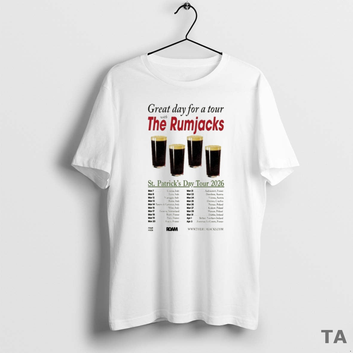 Top The Rumjacks Great Day For A St Sweater - Adult & Kids T-Shirts, Sweatshirts & Hoodies apparel design preview 1