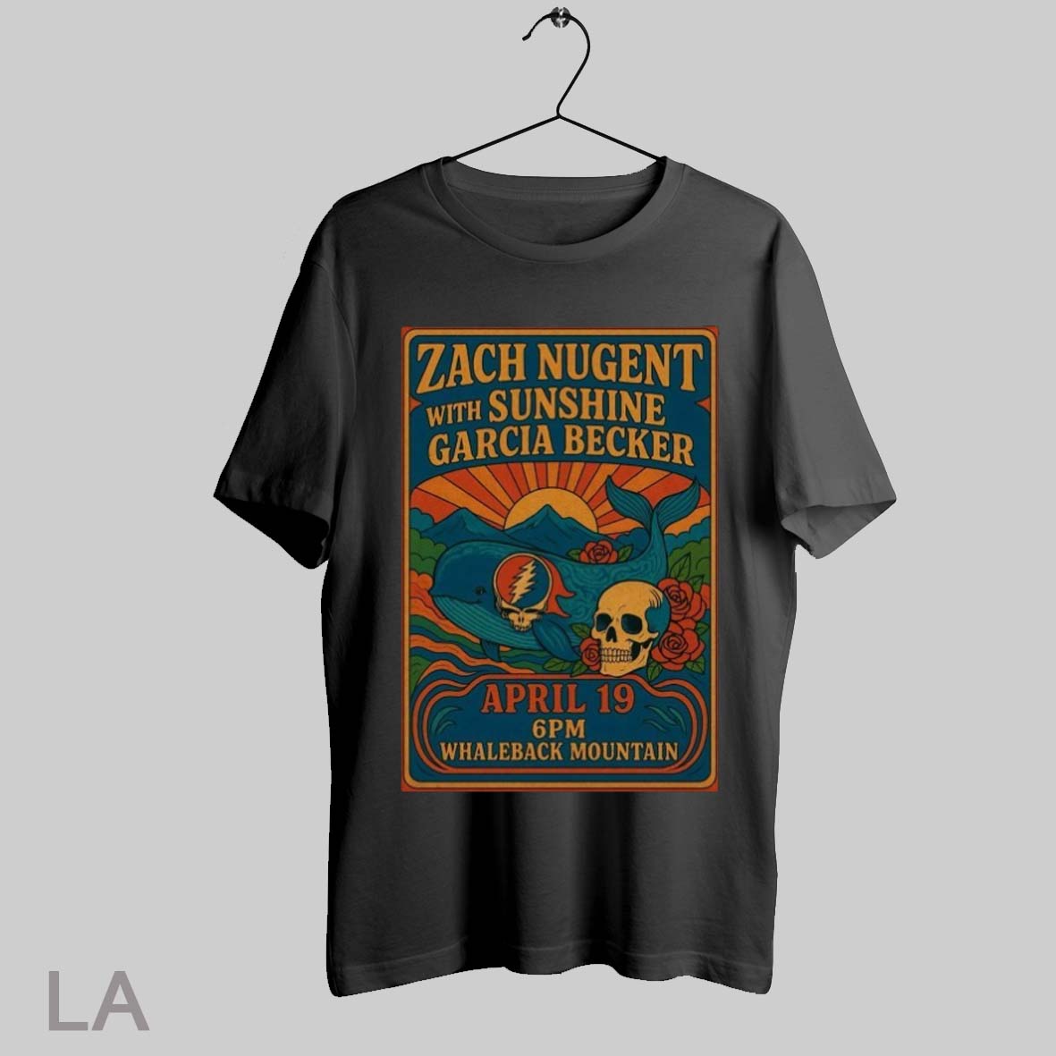 Top Zach Nugent With Sunshine Garcia Becker At - Adult & Kids T-Shirts, Sweatshirts & Hoodies apparel design preview 1