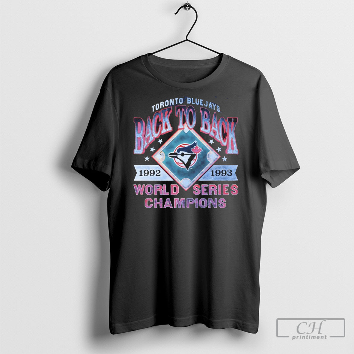 Toronto Blue Jays Back To 1992 1993 World Series - Adult & Kids T-Shirts, Sweatshirts & Hoodies apparel design preview 1