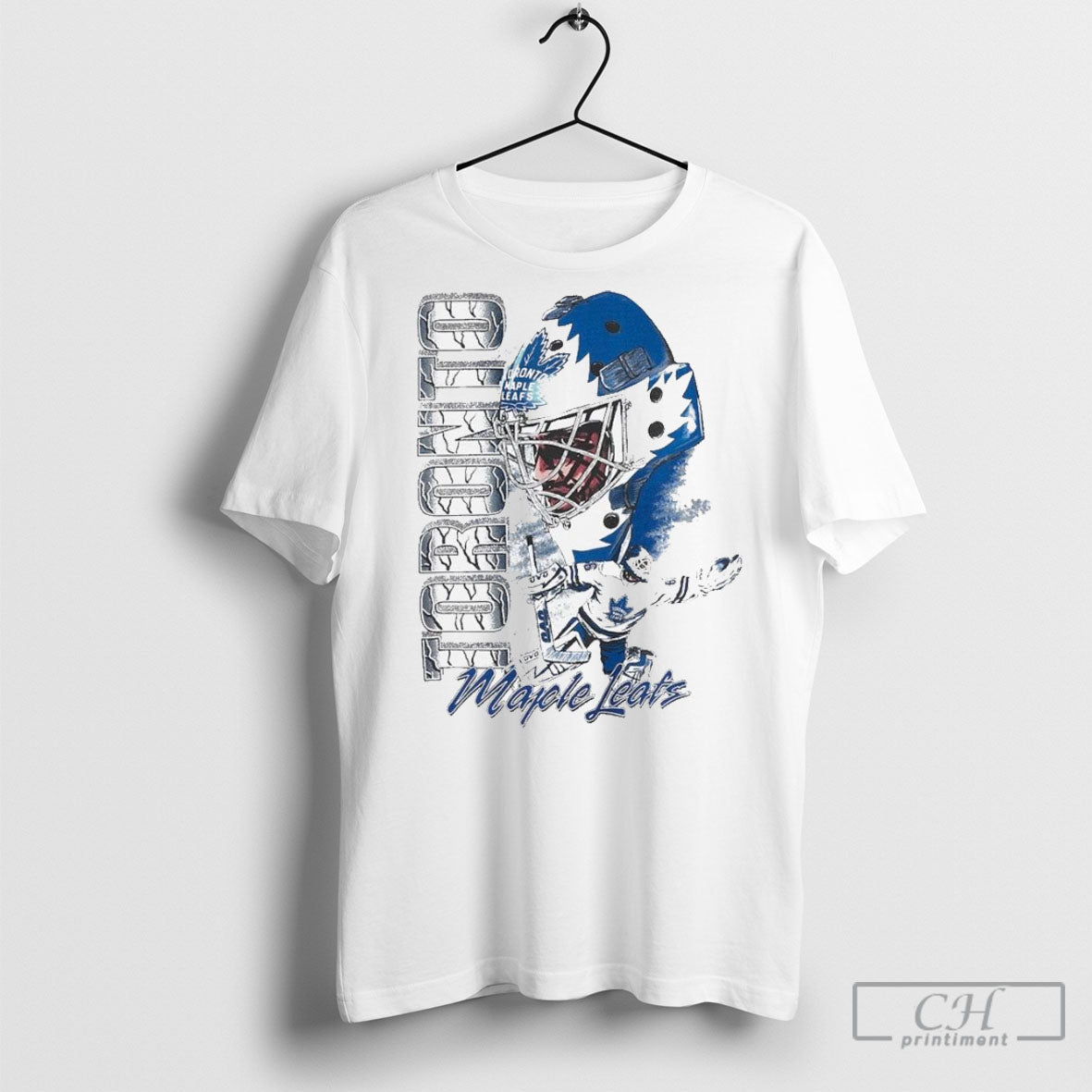 Toronto Maple Leafs Ovo X Nhl Heather Gray Retro - Adult & Kids T-Shirts, Sweatshirts & Hoodies apparel design preview 1