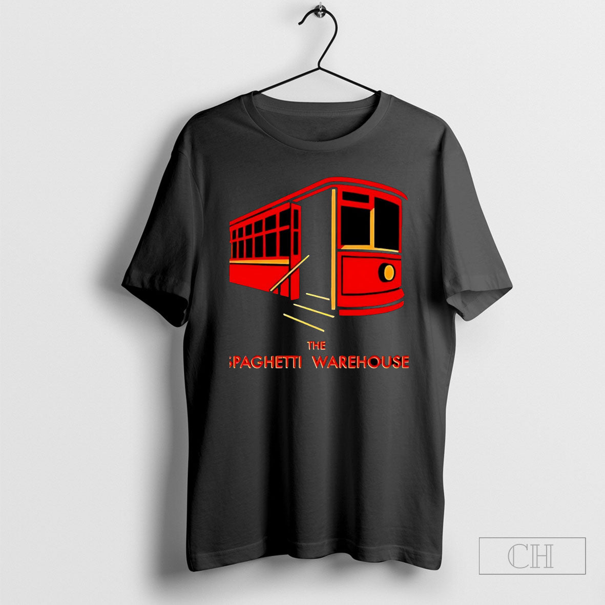 Train The Spaghetti Warehouse - Adult & Kids T-Shirts, Sweatshirts & Hoodies apparel design preview 1