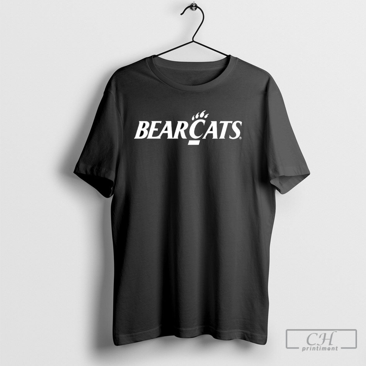 Travis Kelce Cincinnati Bearcats Paw Logo - Adult & Kids T-Shirts, Sweatshirts & Hoodies apparel design preview 1