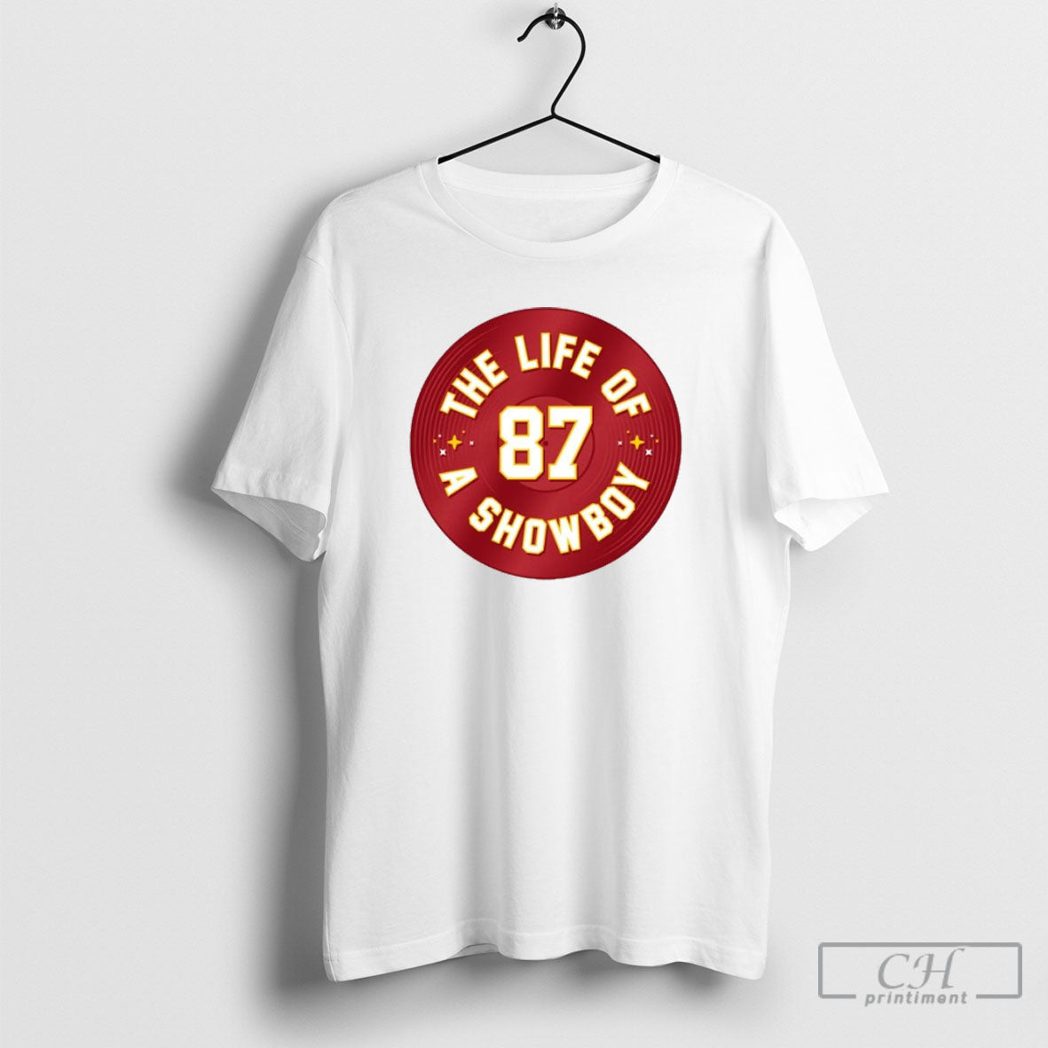 Travis Kelce The Life Of A Showboy T - Adult & Kids T-Shirts, Sweatshirts & Hoodies apparel design preview 1