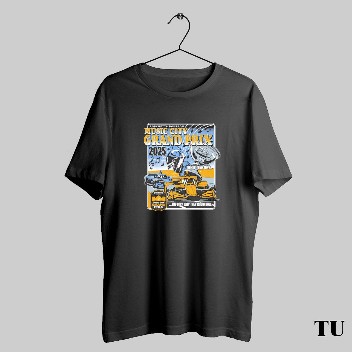 Trending 2025 Borchetta Bourbon Music City Grand Prix - Adult & Kids T-Shirts, Sweatshirts & Hoodies apparel design preview 1