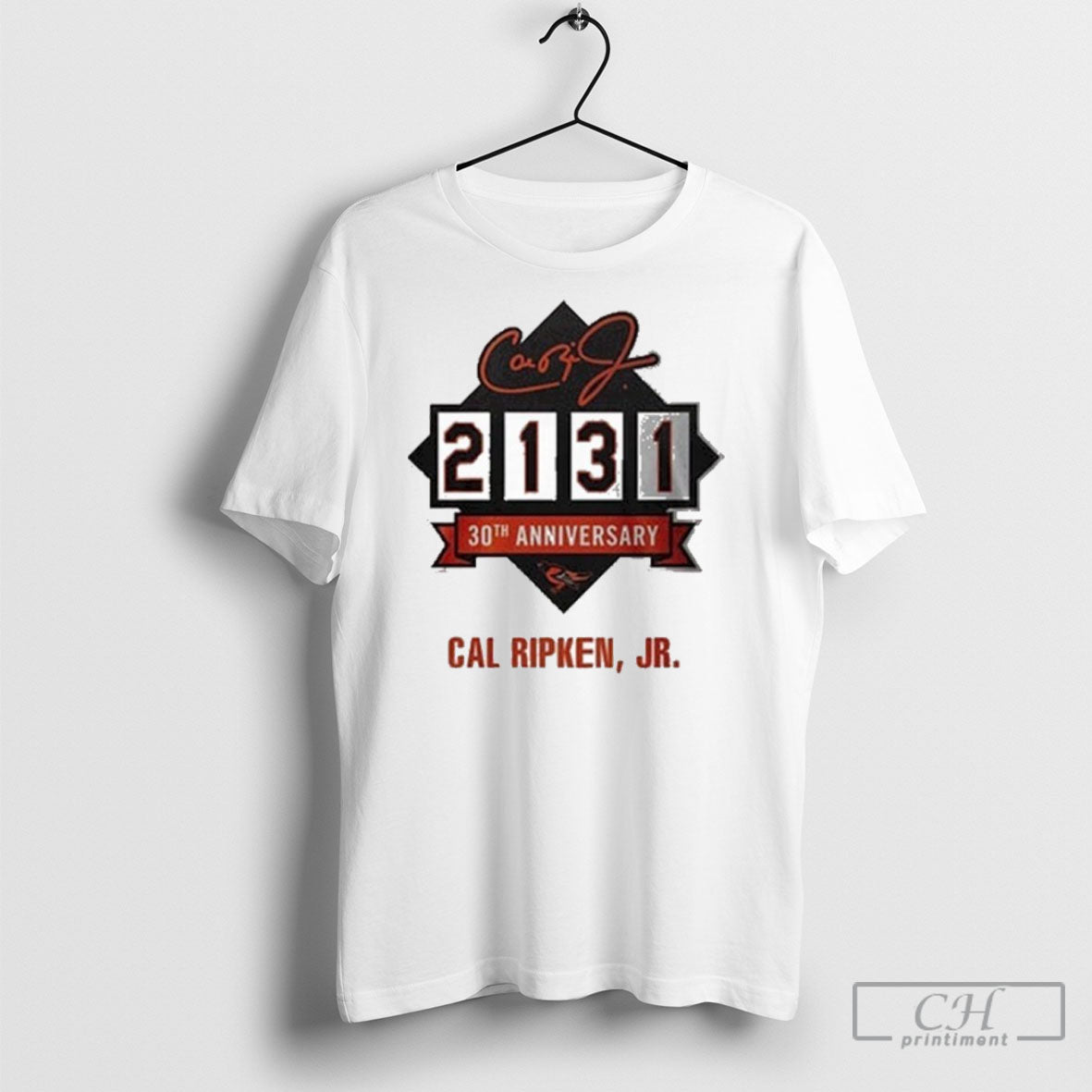 Trending Cal Ripken Jr Iron Of Baseball Orioles 2131 - Adult & Kids T-Shirts, Sweatshirts & Hoodies apparel design preview 1