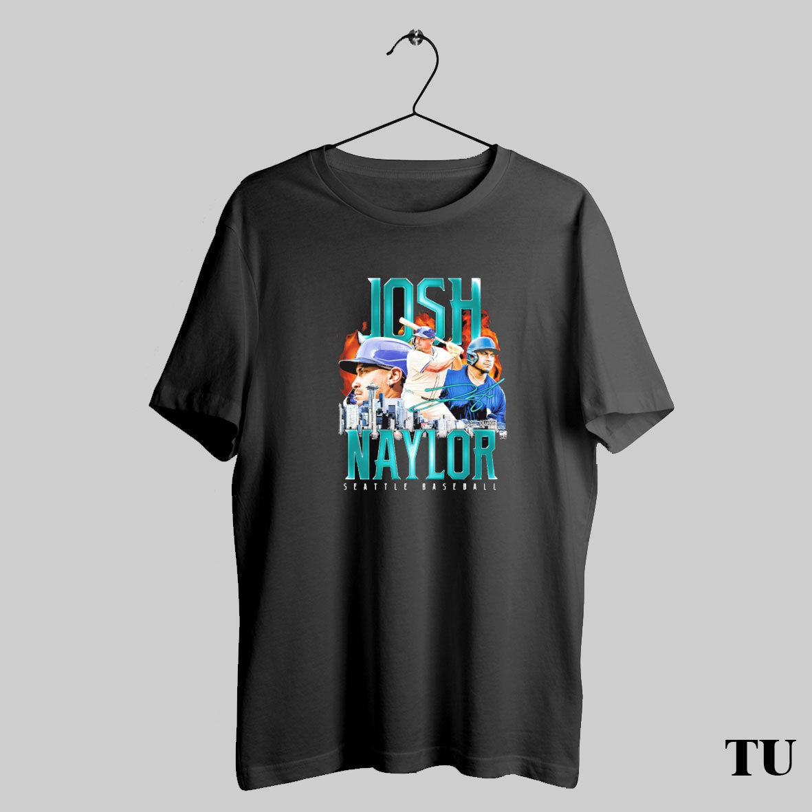 Trending Josh Naylor Seattle Mariners Mlb Baseball - Adult & Kids T-Shirts, Sweatshirts & Hoodies apparel design preview 1