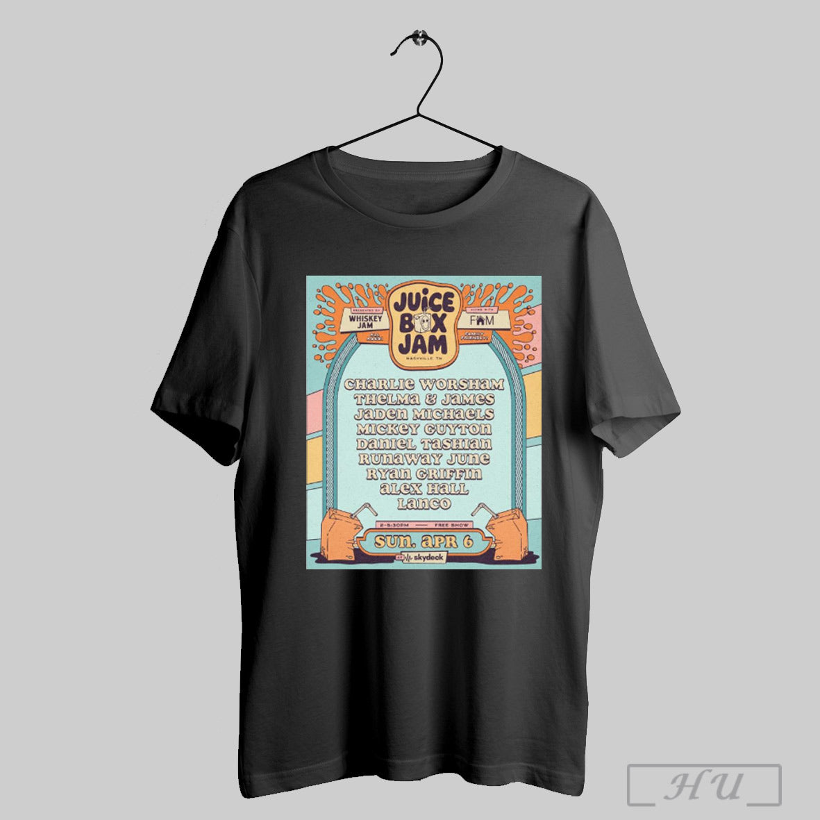 Trending Juice Box Jam Whiskey Nashville Tn Charlie - Adult & Kids T-Shirts, Sweatshirts & Hoodies apparel design preview 1