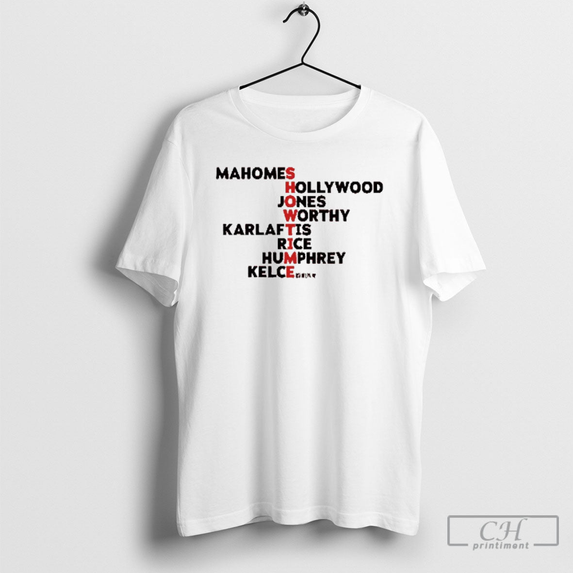 Trending Kansas City Chiefs Showtime Names - Adult & Kids T-Shirts, Sweatshirts & Hoodies apparel design preview 1