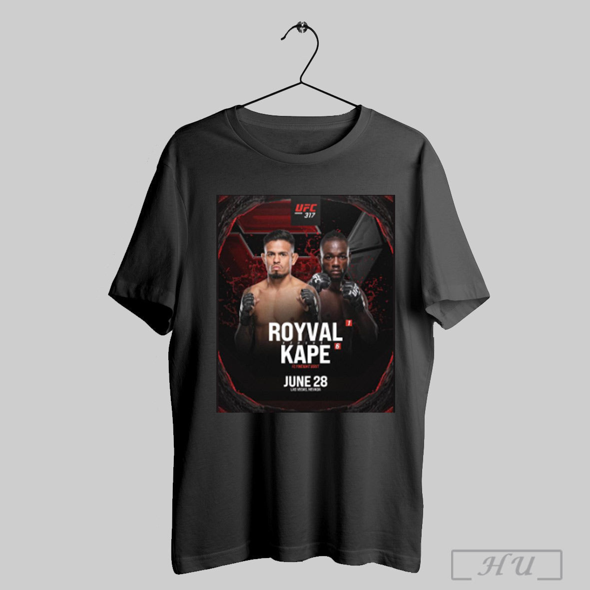Trending Ufc 317 Royval Versus Kape Flyweight Bout - Adult & Kids T-Shirts, Sweatshirts & Hoodies apparel design preview 1