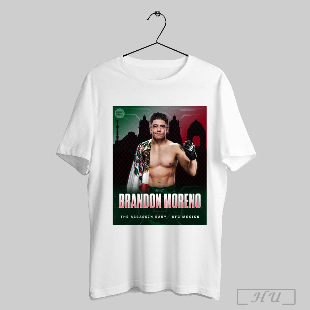 Trending Ufc Mexico 2025 Back To Wins For Brandon - Adult & Kids T-Shirts, Sweatshirts & Hoodies apparel design preview 1