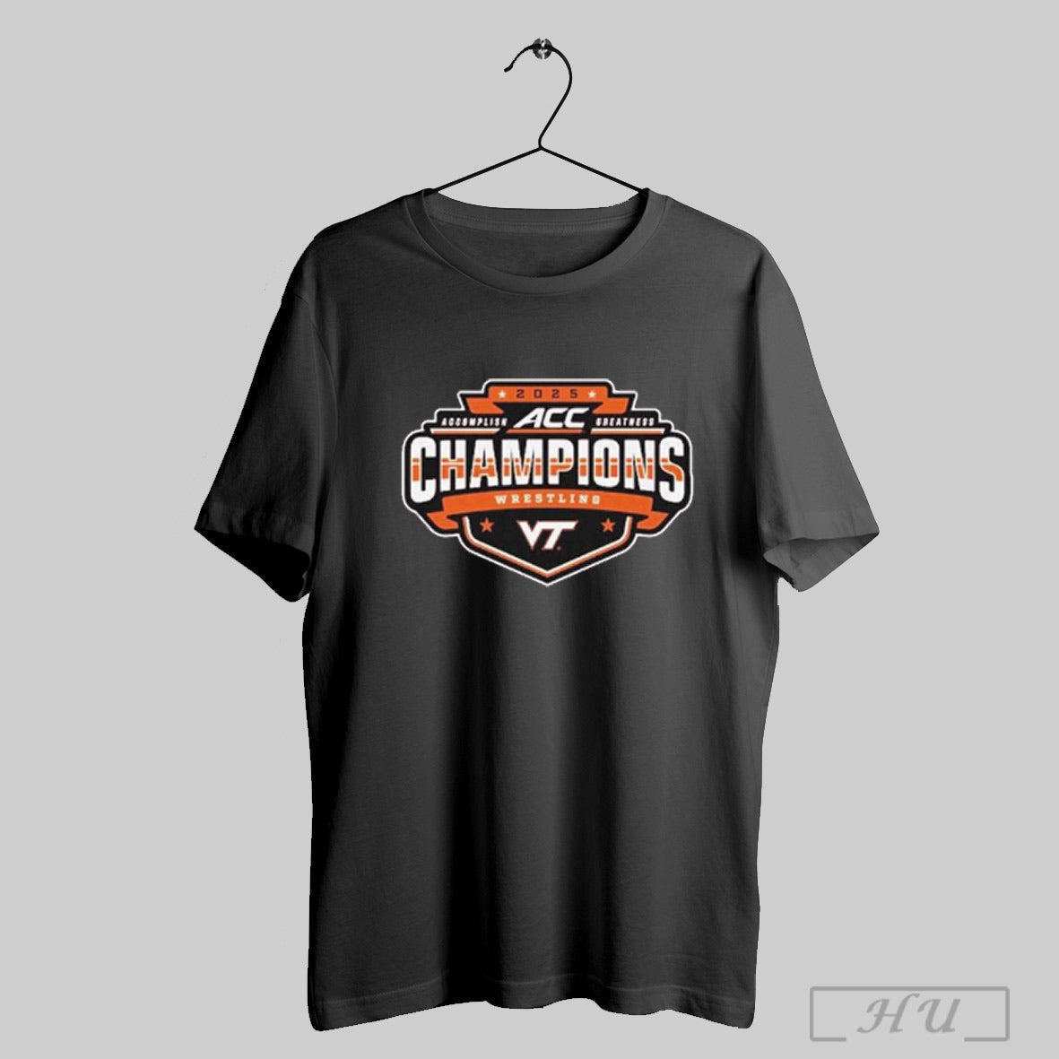 Trending Virginia Tech Hokies 2025 Acc Wrestling - Adult & Kids T-Shirts, Sweatshirts & Hoodies apparel design preview 1