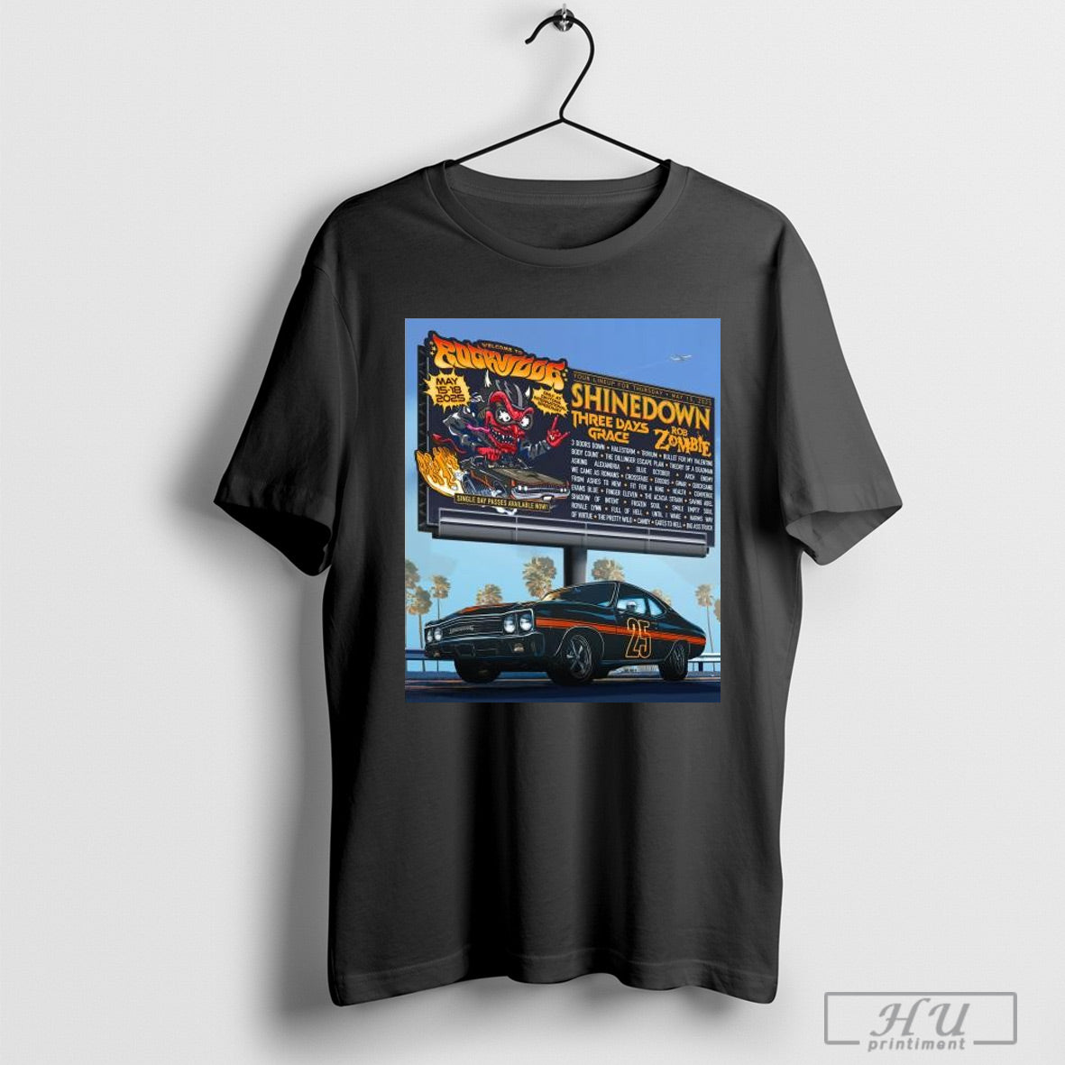 Trending Welcome To Rockville 2025 Your Lineup For - Adult & Kids T-Shirts, Sweatshirts & Hoodies apparel design preview 1
