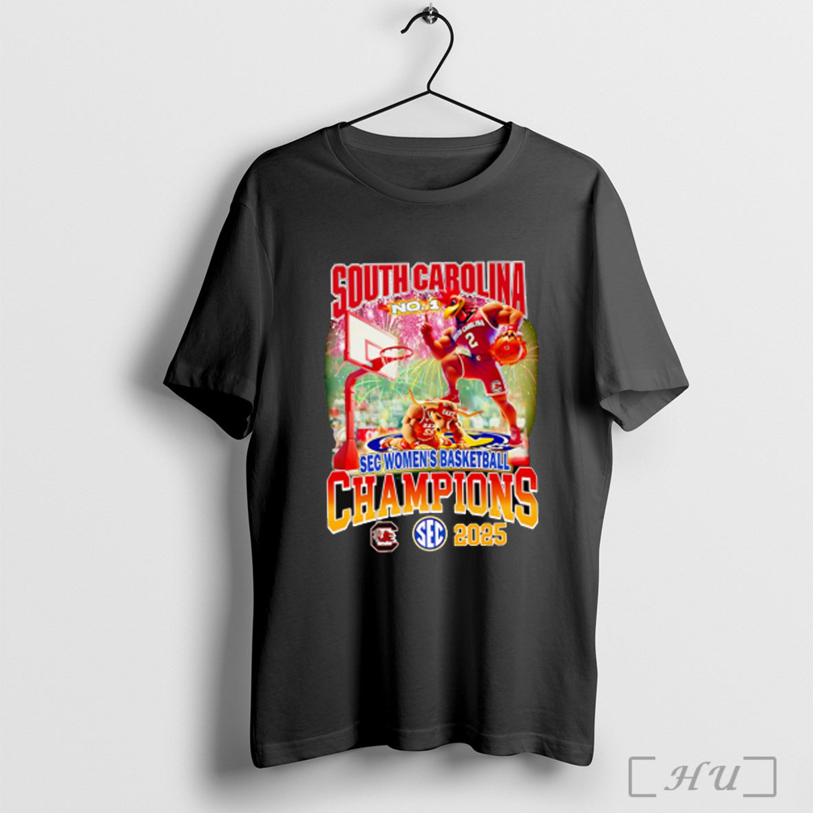 Trendy South Carolina No 1 Sec Womens Basketball - Adult & Kids T-Shirts, Sweatshirts & Hoodies apparel design preview 1
