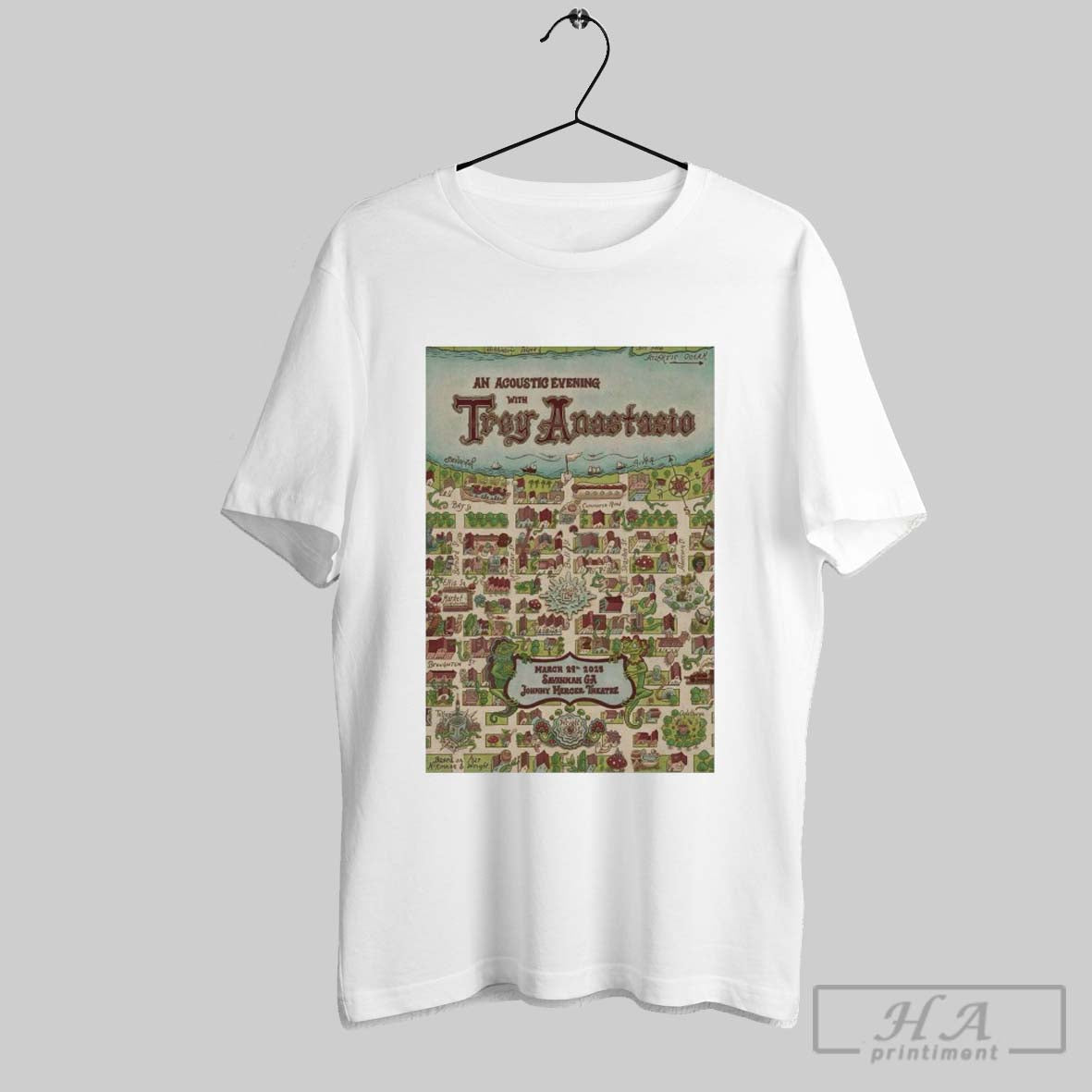 Trey Anastasio Johnny Mercer Theater March 29 2025 - Adult & Kids T-Shirts, Sweatshirts & Hoodies apparel design preview 1
