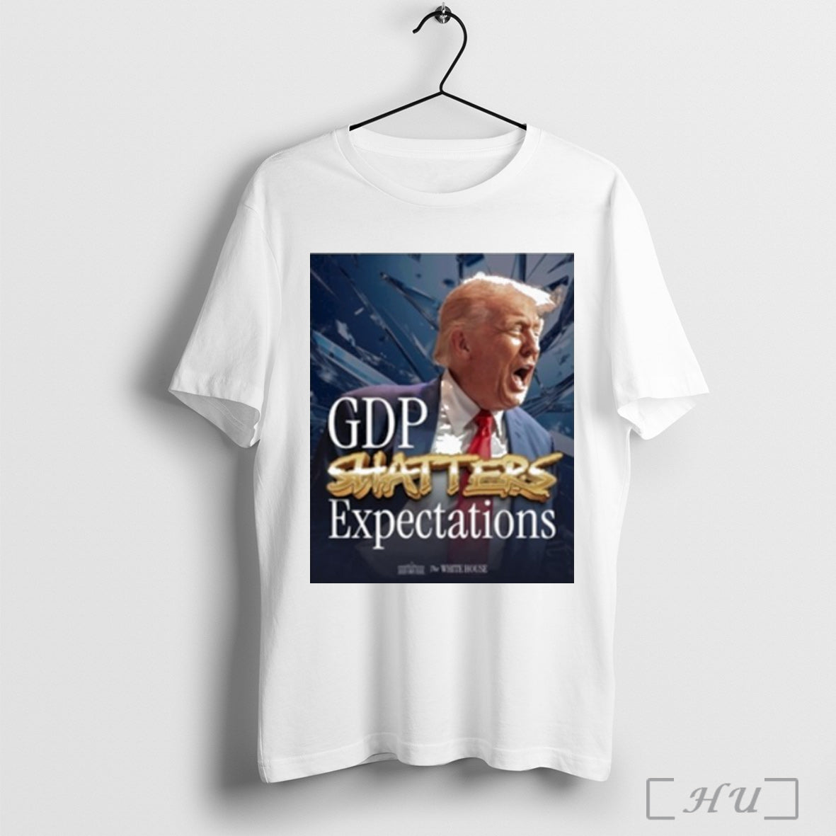 Trump Gdp Shatters Expectations - Adult & Kids T-Shirts, Sweatshirts & Hoodies apparel design preview 1