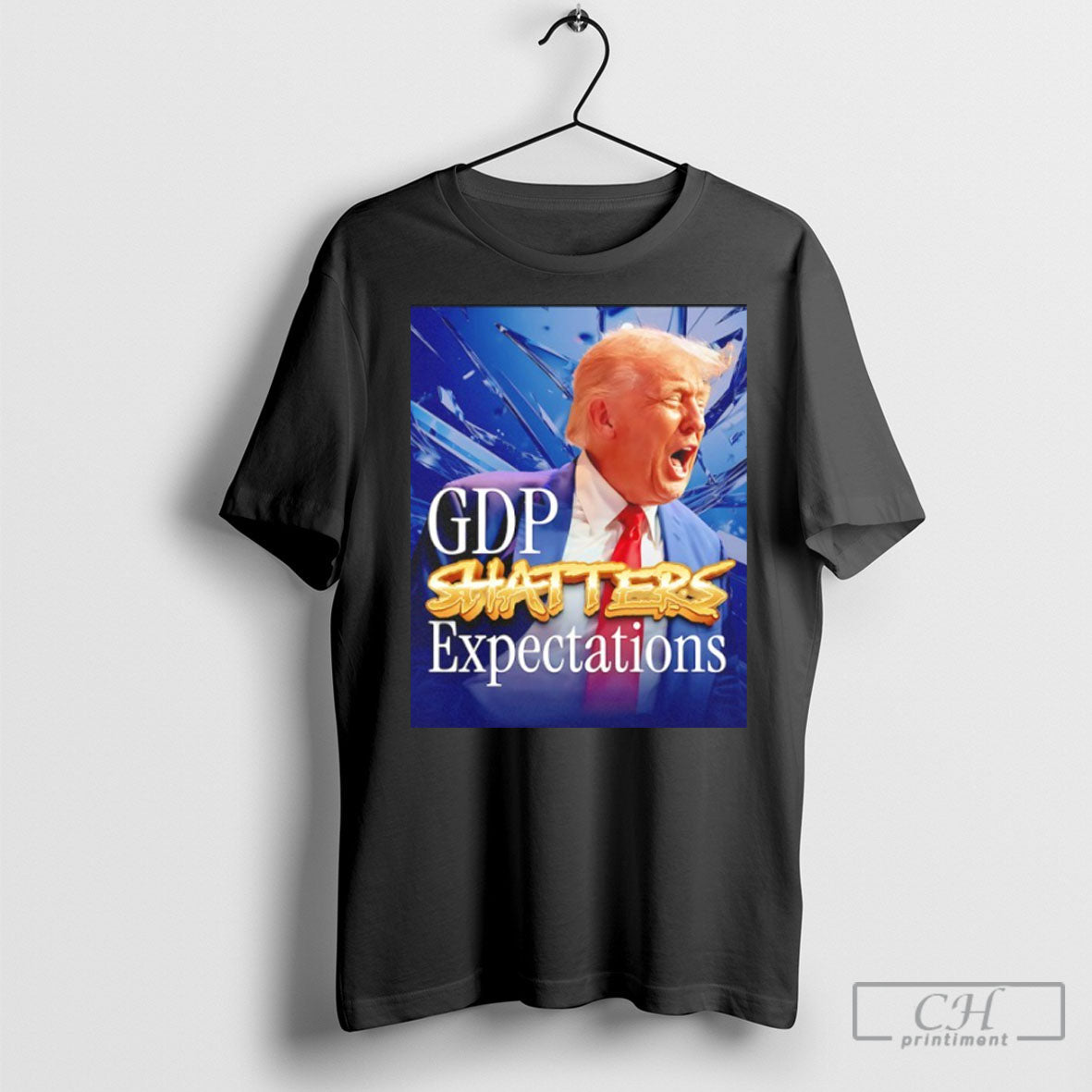 Trump Gdp Shatters Expectations - Adult & Kids T-Shirts, Sweatshirts & Hoodies apparel design preview 1