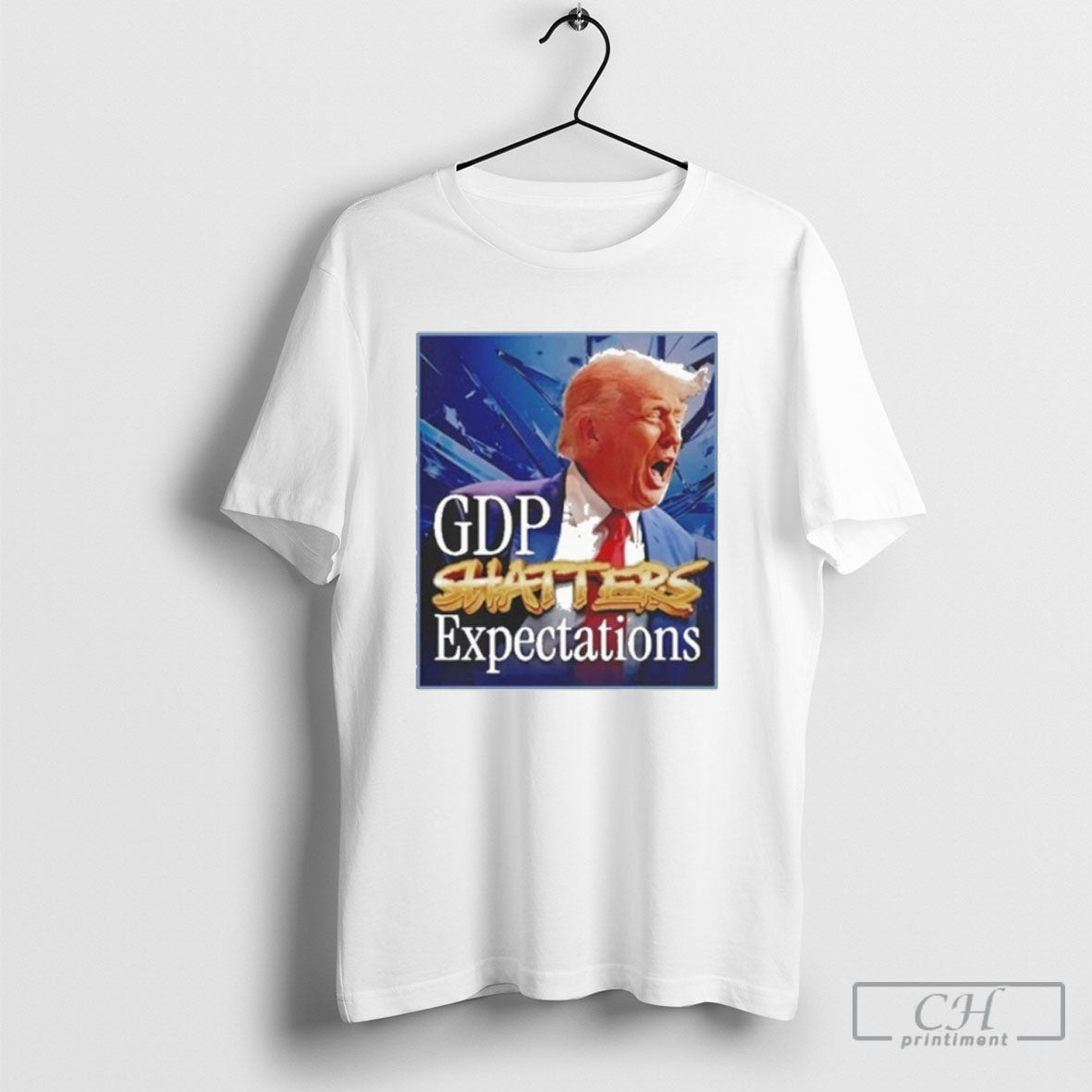 Trump Gdp Shatters Expectations - Adult & Kids T-Shirts, Sweatshirts & Hoodies apparel design preview 1