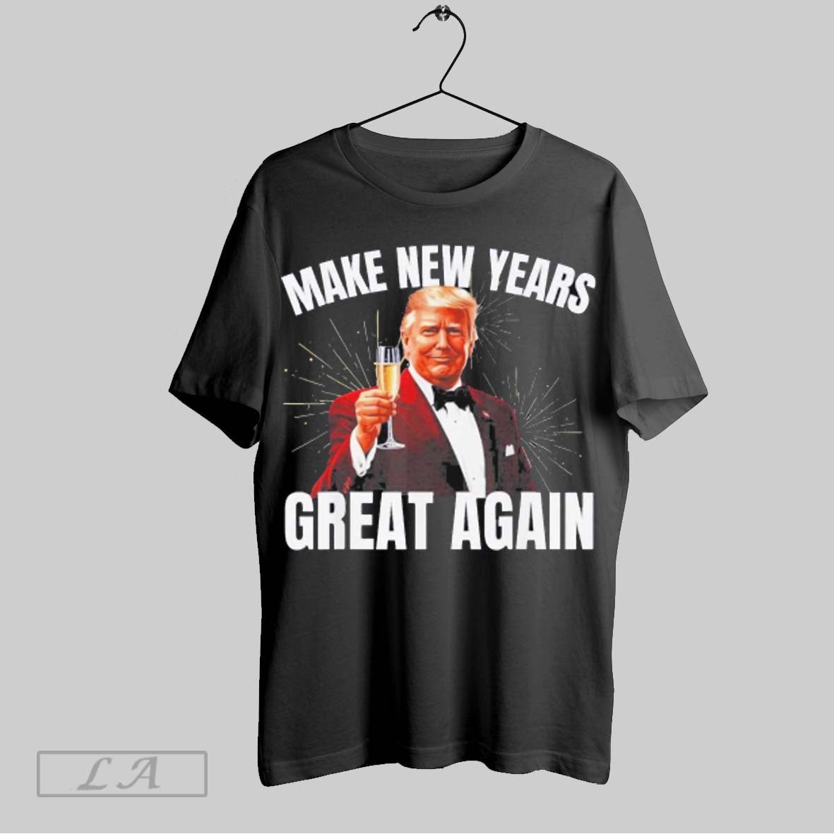 Trump Make New Year Great Again - Adult & Kids T-Shirts, Sweatshirts & Hoodies apparel design preview 1