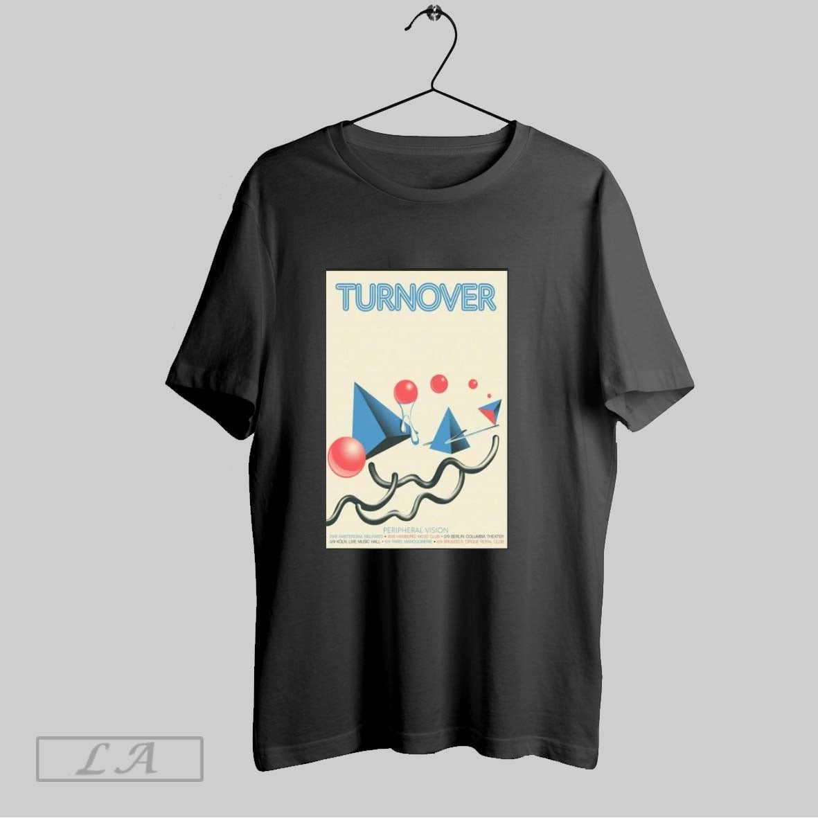 Turnover Peripheral Vision Tour 2025 Poster - Adult & Kids T-Shirts, Sweatshirts & Hoodies apparel design preview 1