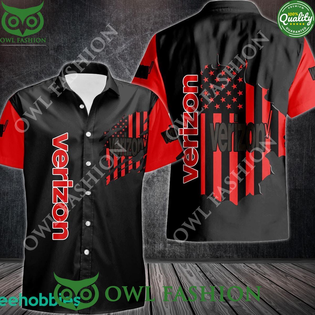 Verizon America Map Hawaii Work At - Adult & Kids T-Shirts, Sweatshirts & Hoodies apparel design preview 1