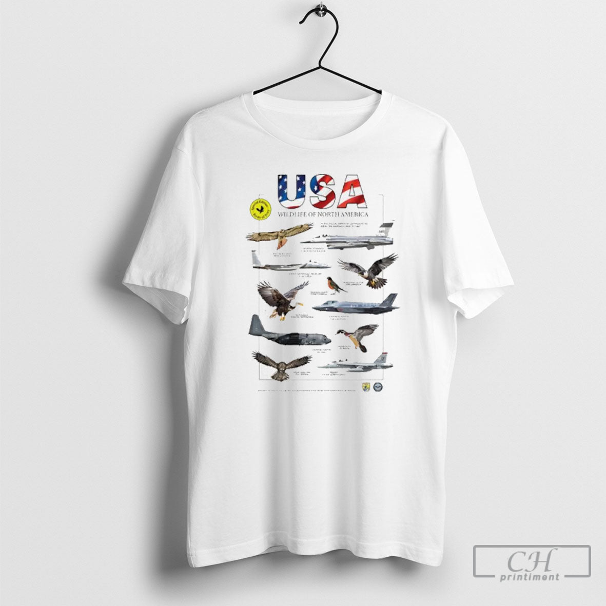 Usa Wildlife Of North America - Adult & Kids T-Shirts, Sweatshirts & Hoodies apparel design preview 1