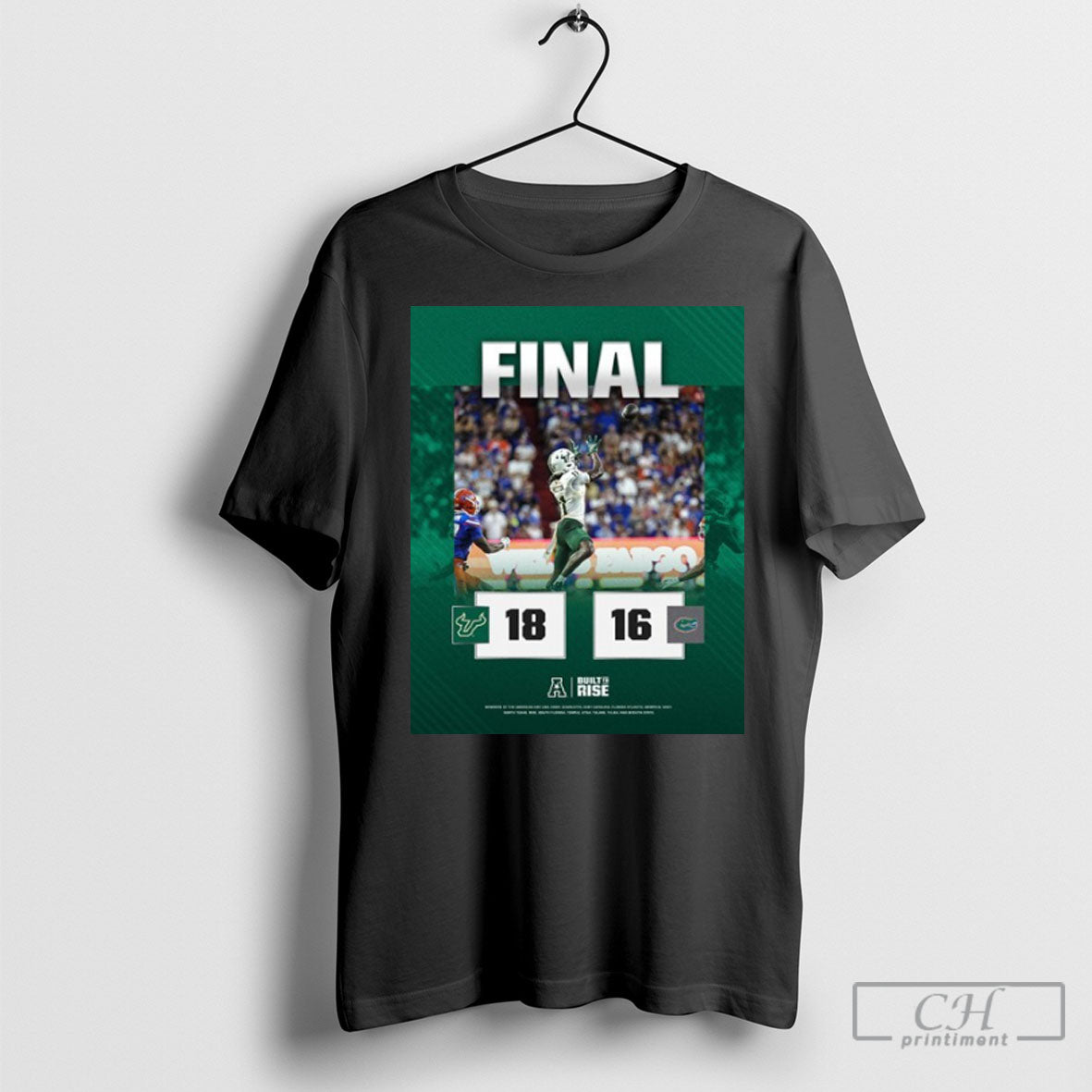 Usf Bulls Win 18 16 Florida Poster - Adult & Kids T-Shirts, Sweatshirts & Hoodies apparel design preview 1