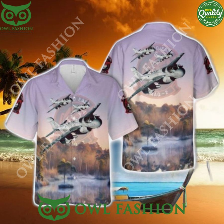 USMC Marine Tactical Electronic Warfare Squadron 2 - Adult & Kids T-Shirts, Sweatshirts & Hoodies apparel design preview 1