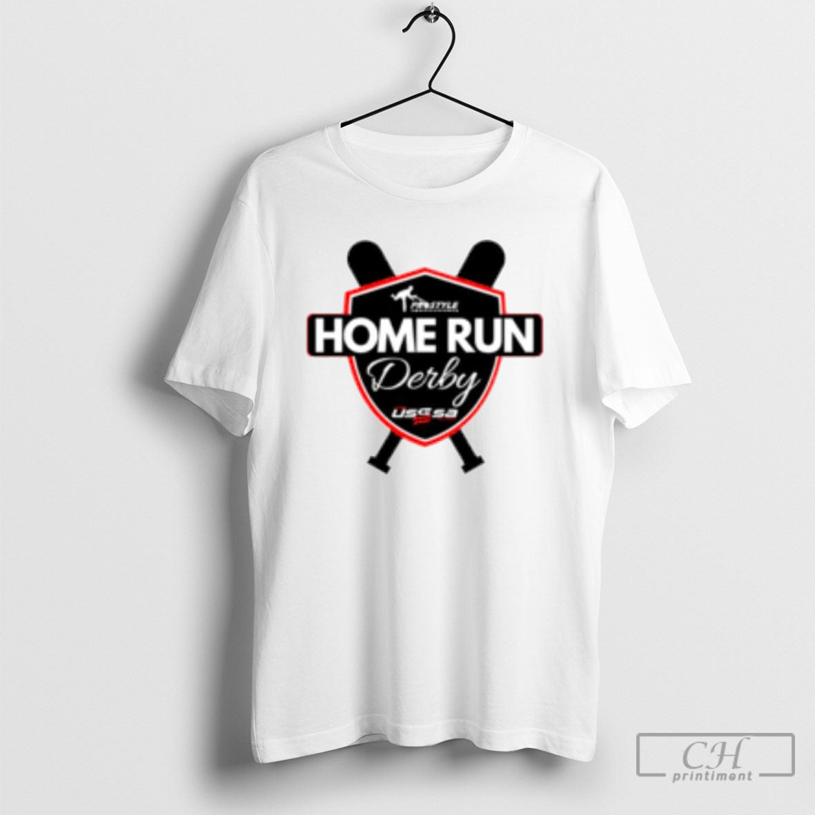 Usssa 8th Annual Homerun Derby Classic Slugger Trophy - Adult & Kids T-Shirts, Sweatshirts & Hoodies apparel design preview 1