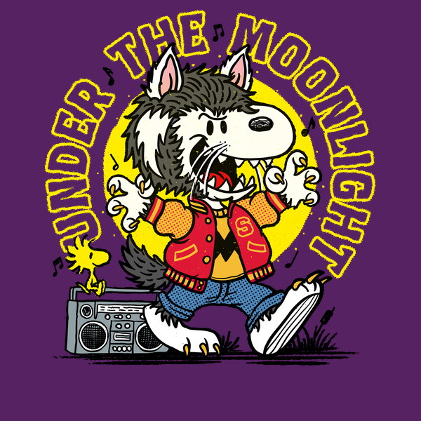 Under The Moonlight - Adult & Kids T-Shirts, Sweatshirts & Hoodies apparel design preview 1