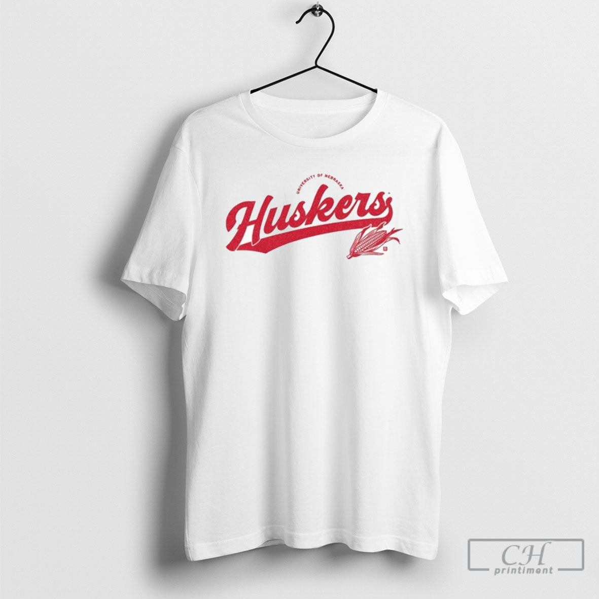University Of Nebraska Huskers Script Logo - Adult & Kids T-Shirts, Sweatshirts & Hoodies apparel design preview 1