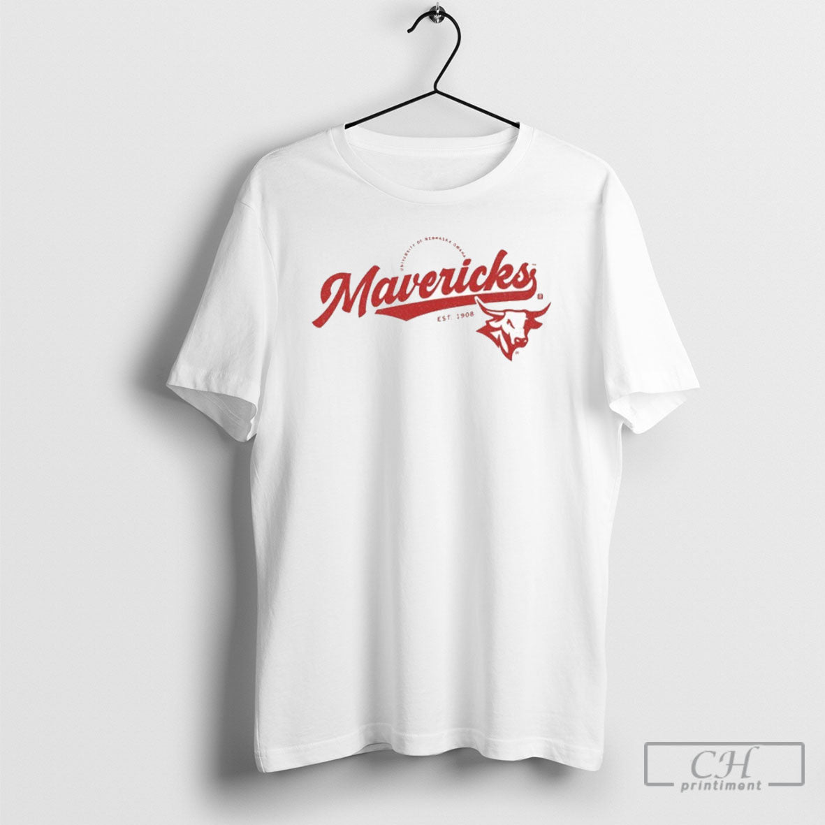 University Of Nebraska Omaha Mavericks Script Logo - Adult & Kids T-Shirts, Sweatshirts & Hoodies apparel design preview 1