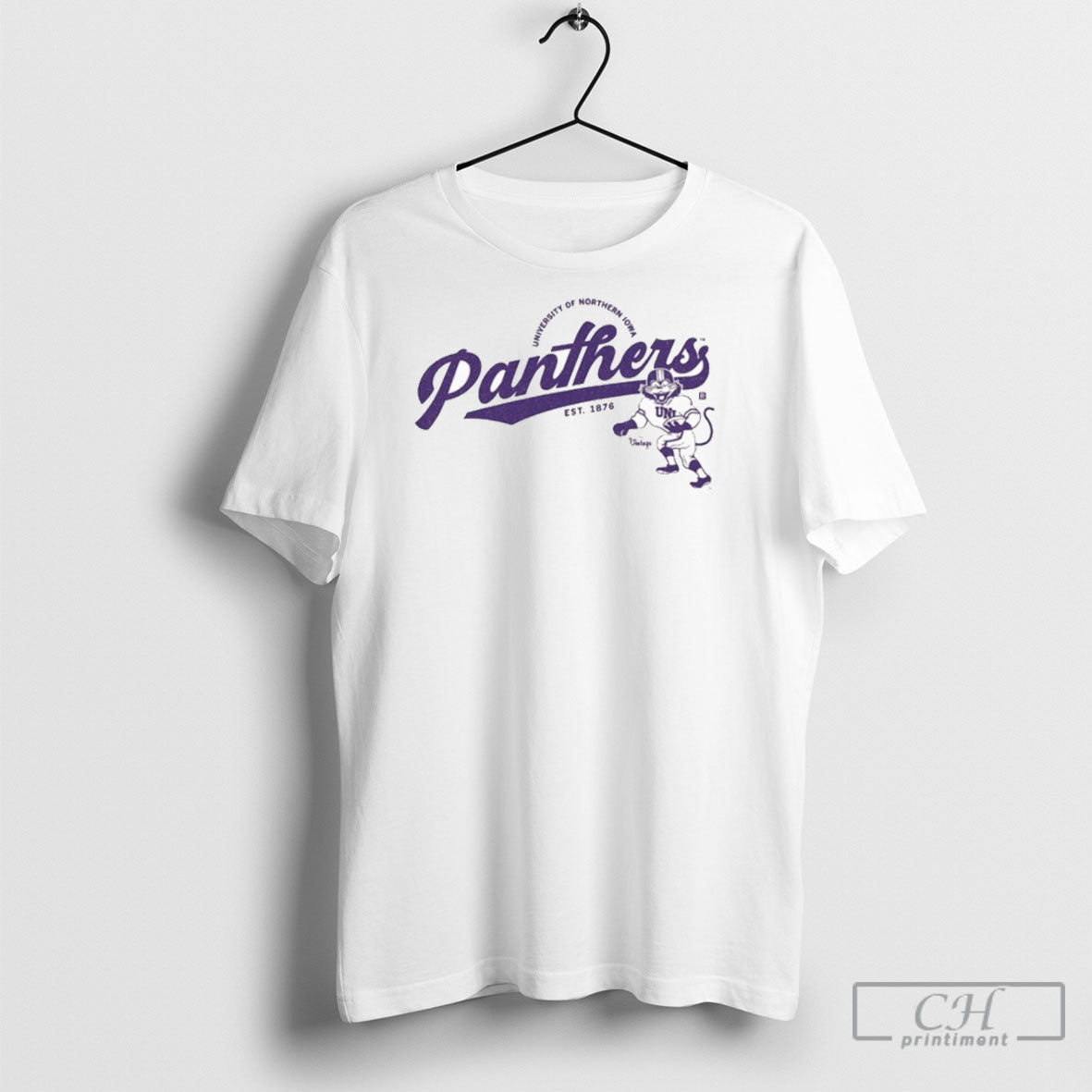 University Of Northern Iowa Panthers Script Logo - Adult & Kids T-Shirts, Sweatshirts & Hoodies apparel design preview 1