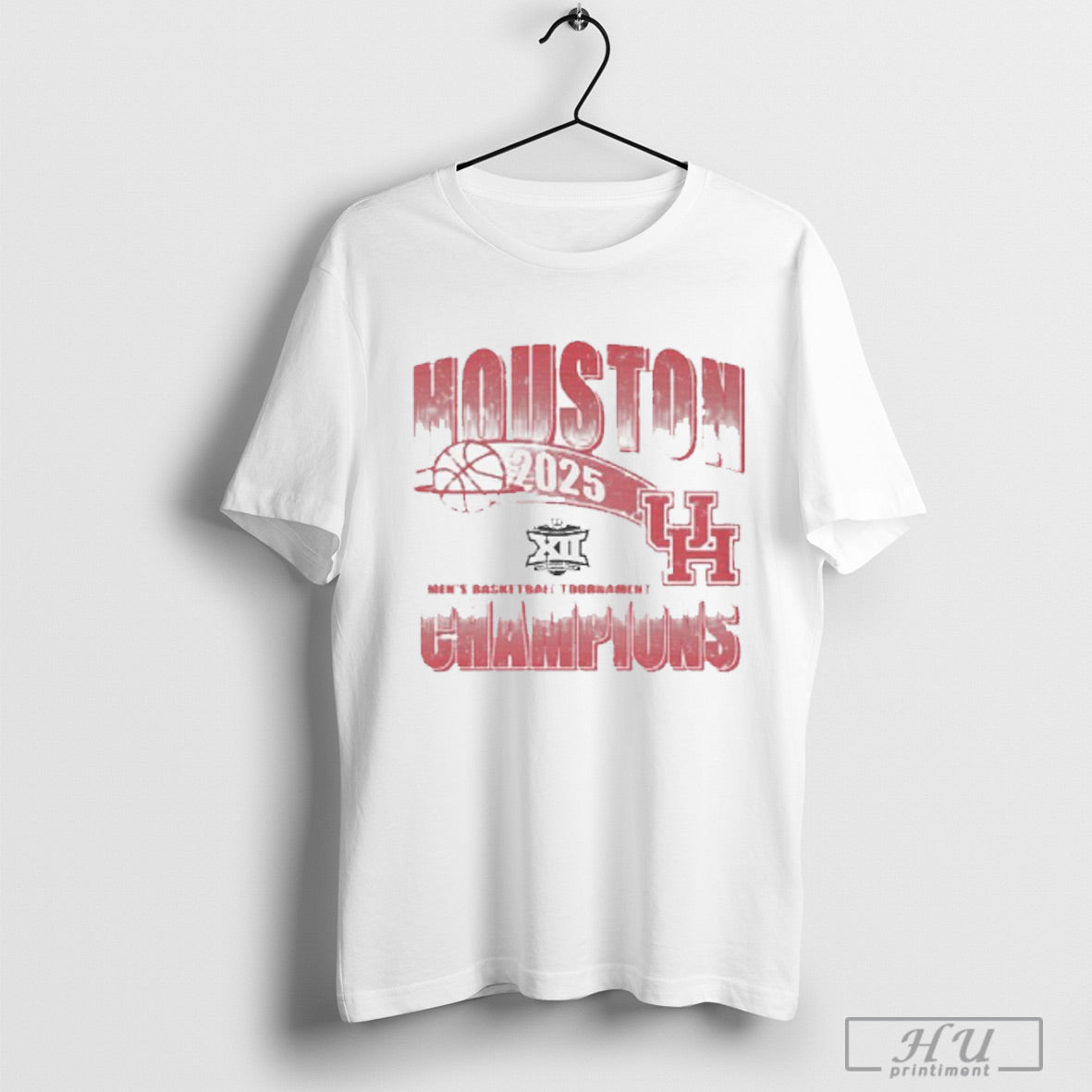 University Of Houston Mens Basketball 2025 Big 12 - Adult & Kids T-Shirts, Sweatshirts & Hoodies apparel design preview 1