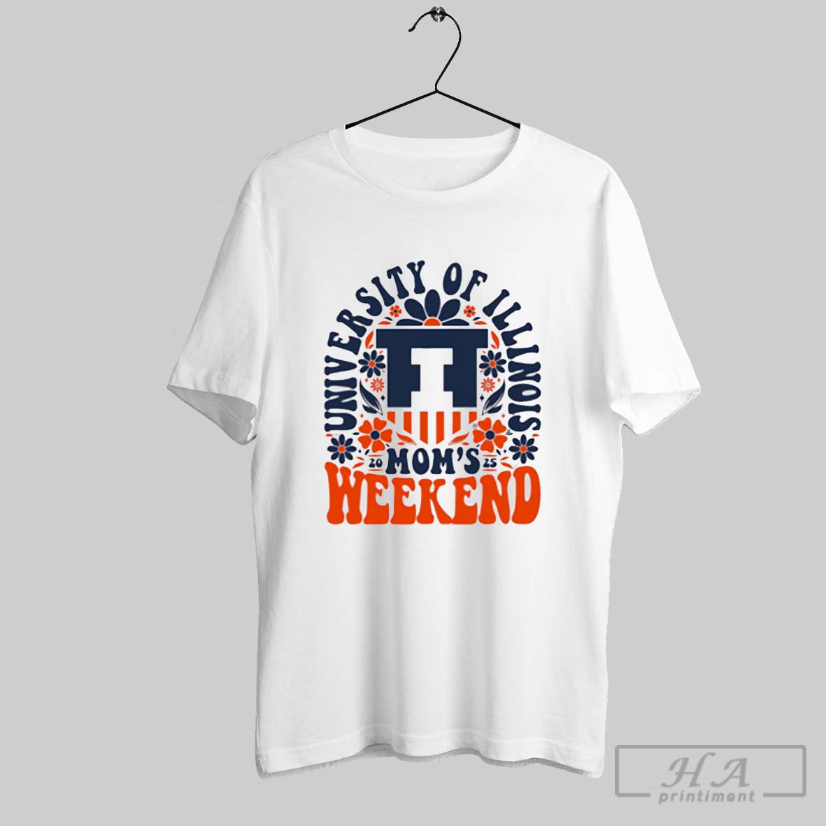 University Of Illinois Moms Weekend 2025 - Adult & Kids T-Shirts, Sweatshirts & Hoodies apparel design preview 1