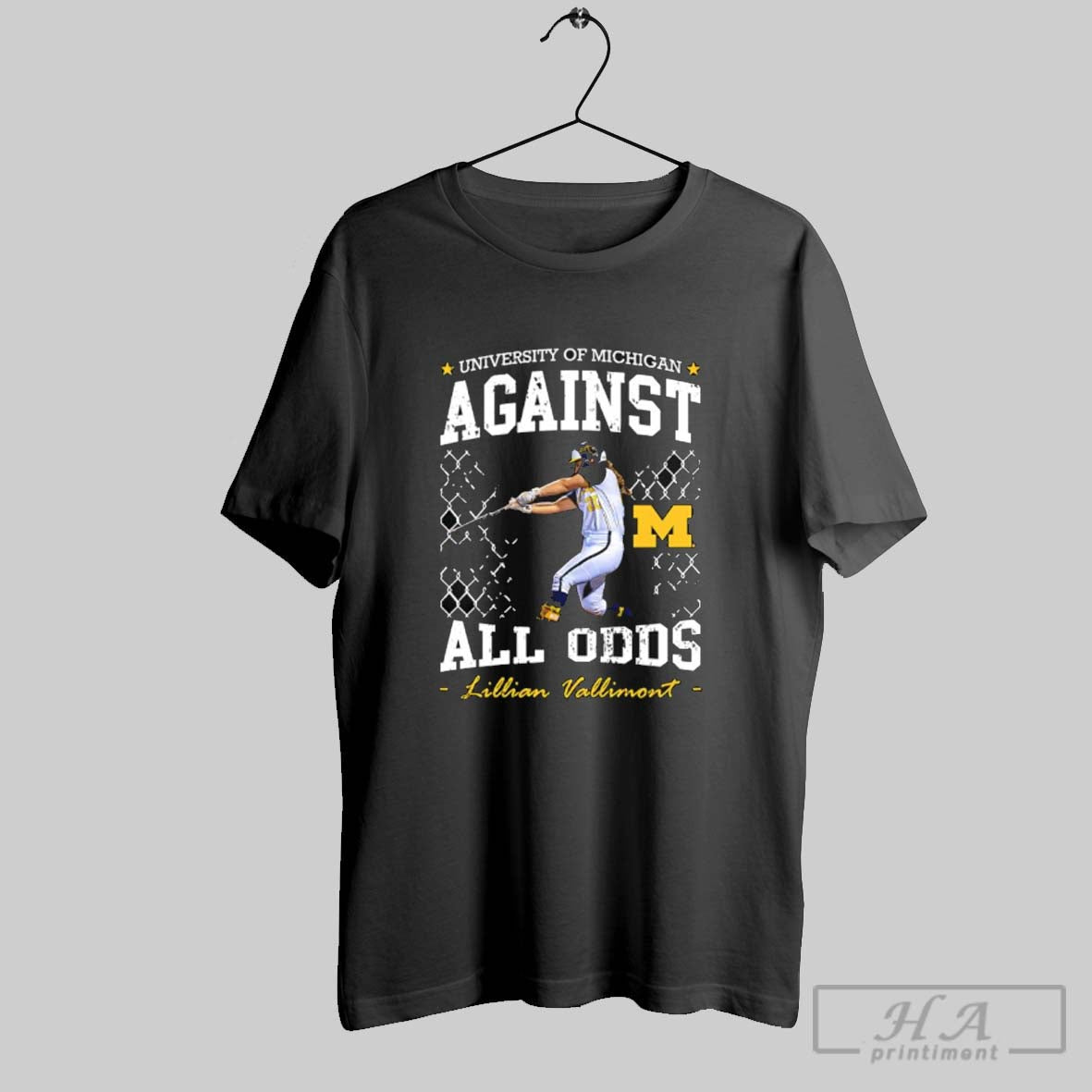 University Of Michigan Against All Odds Lillian - Adult & Kids T-Shirts, Sweatshirts & Hoodies apparel design preview 1