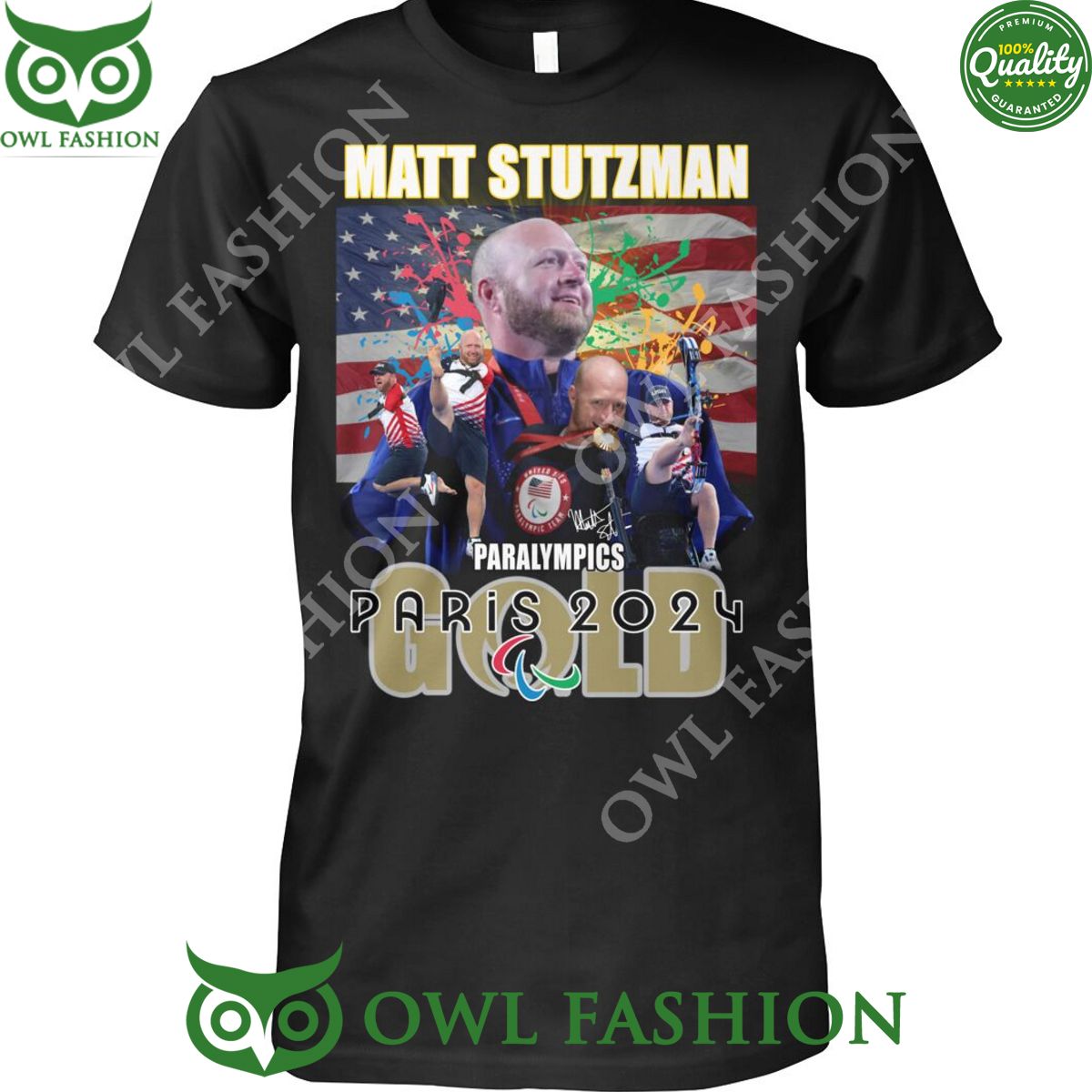 The First armless archer to win Paralympic Gold Matt - Adult & Kids T-Shirts, Sweatshirts & Hoodies apparel design preview 1