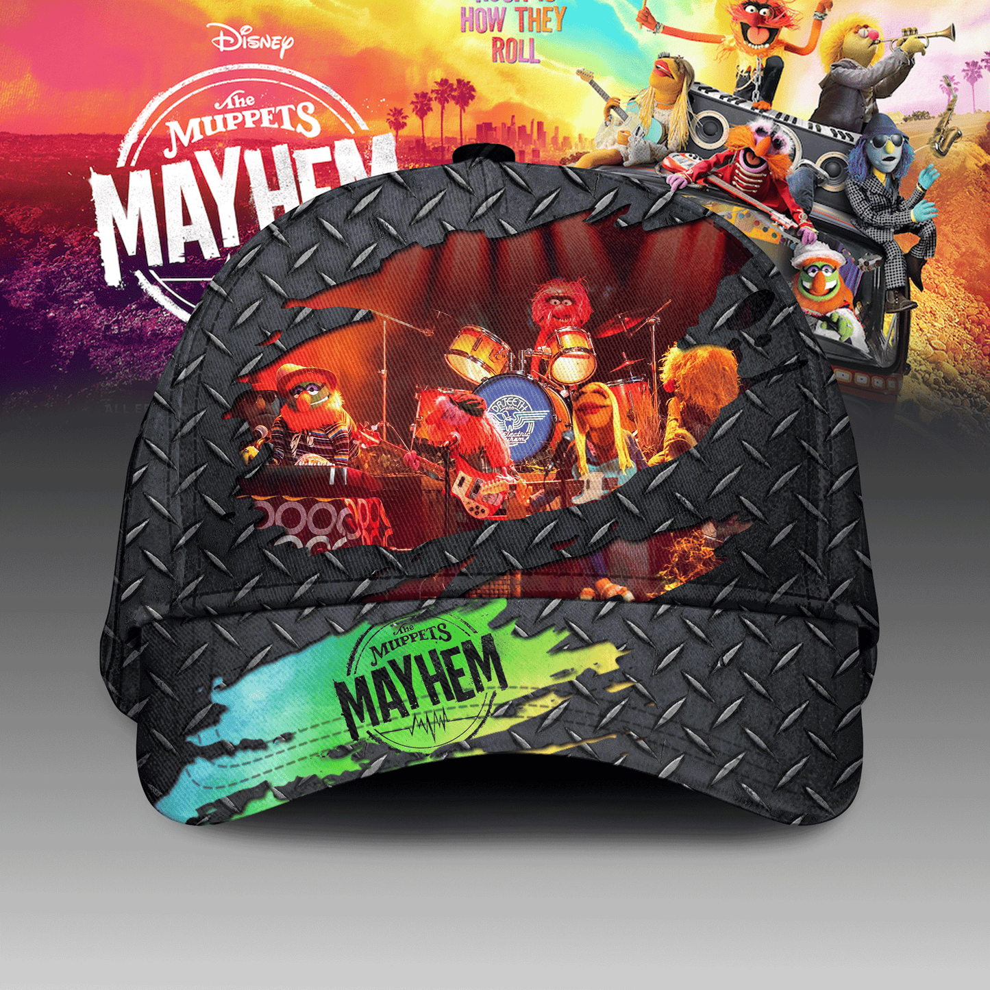 The Muppets Mayhem Classic Cap - Adult & Kids T-Shirts, Sweatshirts & Hoodies apparel design preview 1