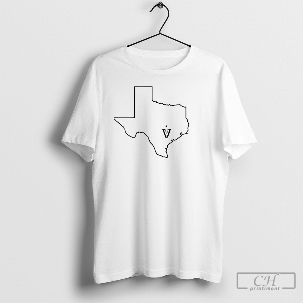 Vandegrift Vipers Texas Outline Map Graphic - Adult & Kids T-Shirts, Sweatshirts & Hoodies apparel design preview 1
