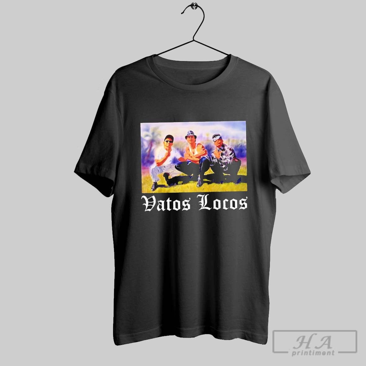 Vatos Locos Pictures Retro - Adult & Kids T-Shirts, Sweatshirts & Hoodies apparel design preview 1
