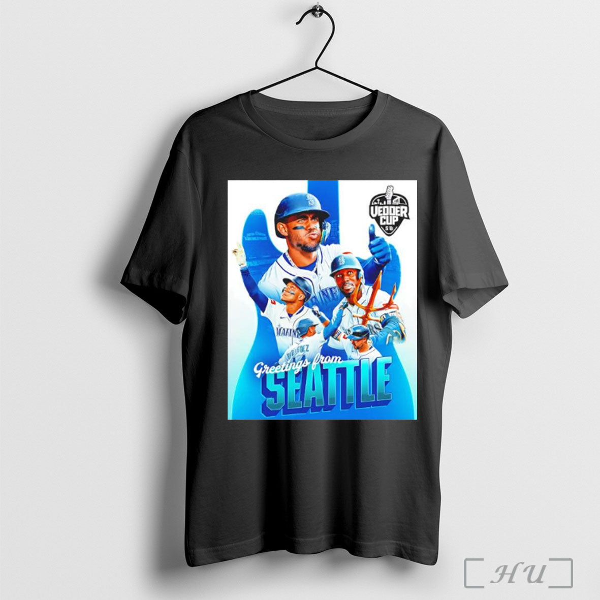 Vedder Cup Greetings From Seattle Mariners - Adult & Kids T-Shirts, Sweatshirts & Hoodies apparel design preview 1