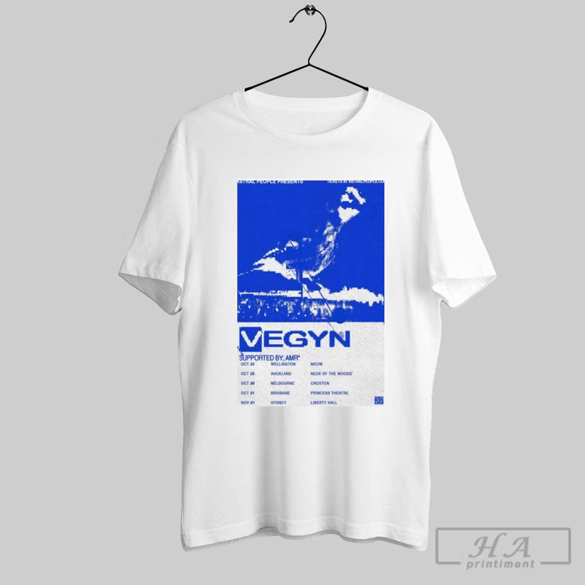Vegyn Supported By Arm Tour Australia 2025 Dates - Adult & Kids T-Shirts, Sweatshirts & Hoodies apparel design preview 1