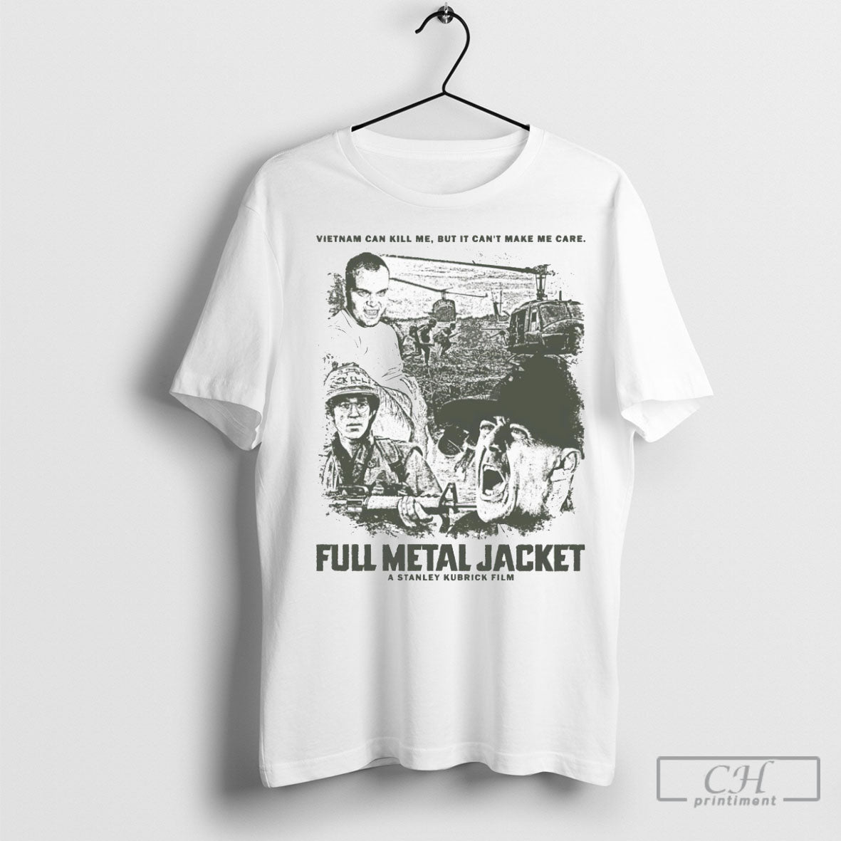 Vietnam Can Kill Me But It Cant Make Care Full Metal - Adult & Kids T-Shirts, Sweatshirts & Hoodies apparel design preview 1