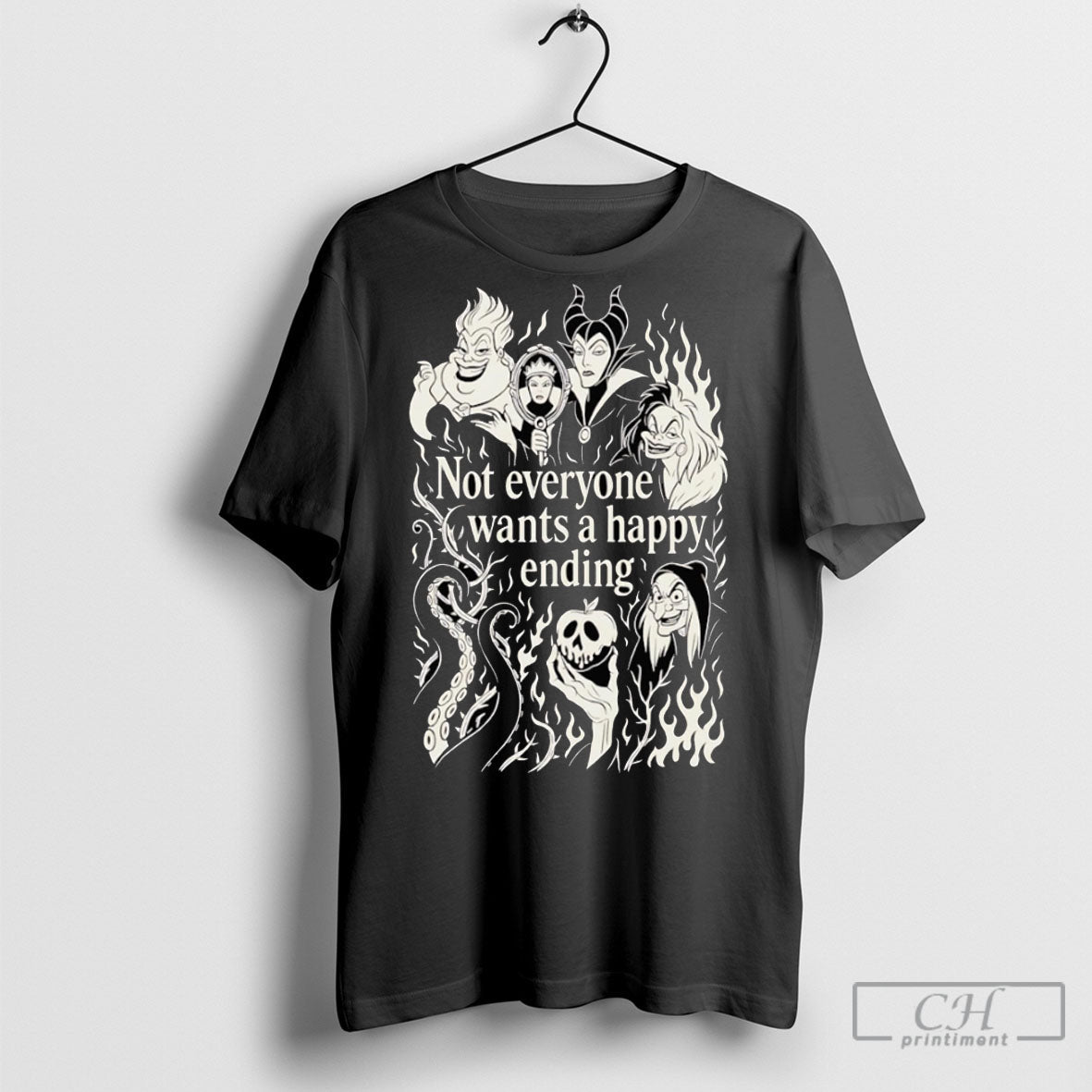 Villain Era Not Everyone Wants A Happy Ending - Adult & Kids T-Shirts, Sweatshirts & Hoodies apparel design preview 1