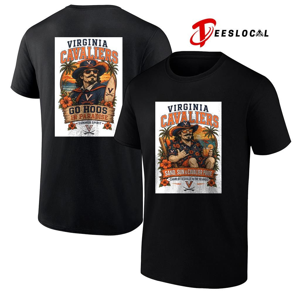 Virginia Cavaliers san and sun Charlottesville to the - Adult & Kids T-Shirts, Sweatshirts & Hoodies apparel design preview 1